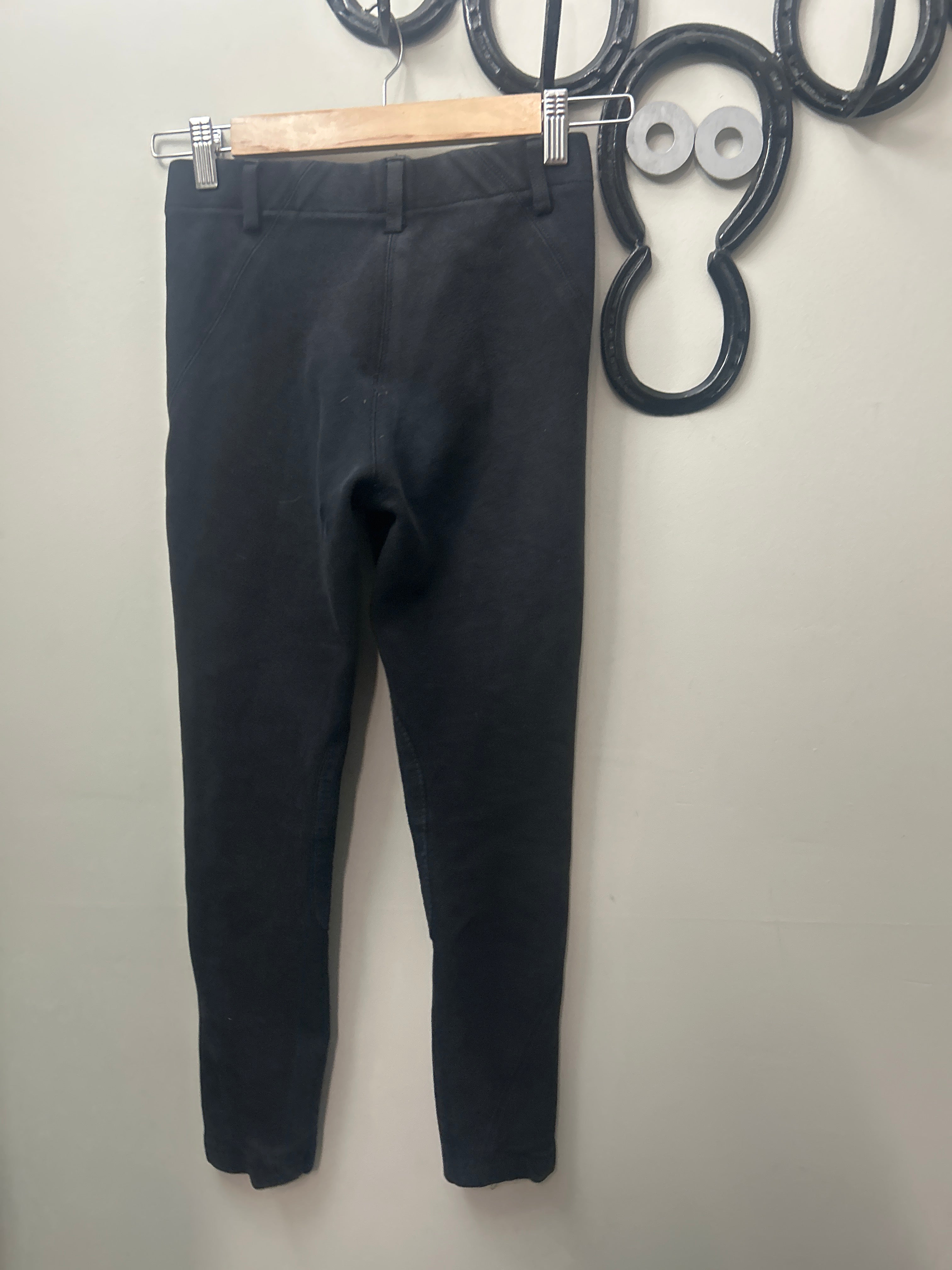 Elation Pull On Black Breeches Kids 14-Breeches-Consignment-Evolution Equestrian Co.