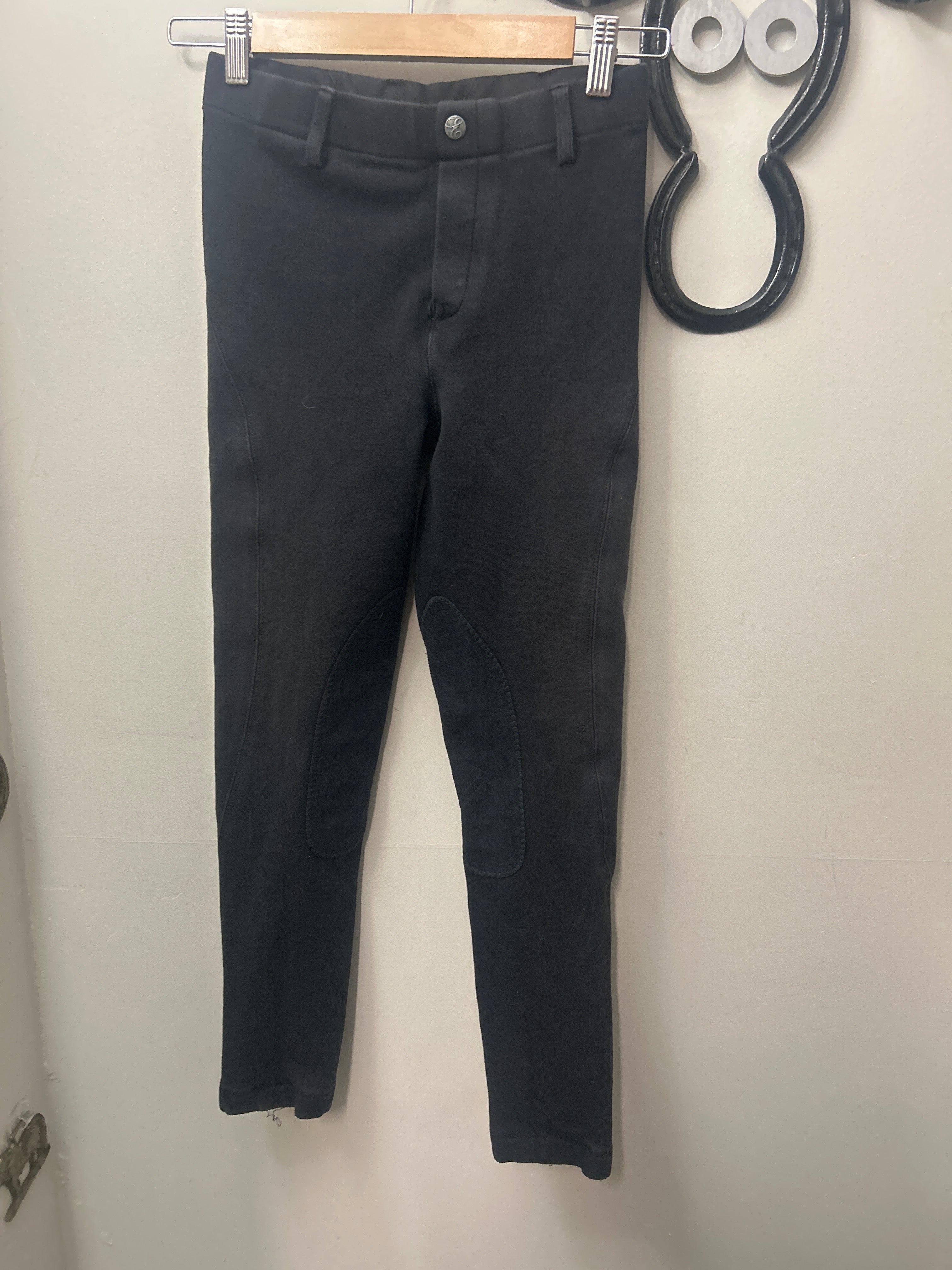 Elation Pull On Black Breeches Kids 14-Breeches-Consignment-Evolution Equestrian Co.