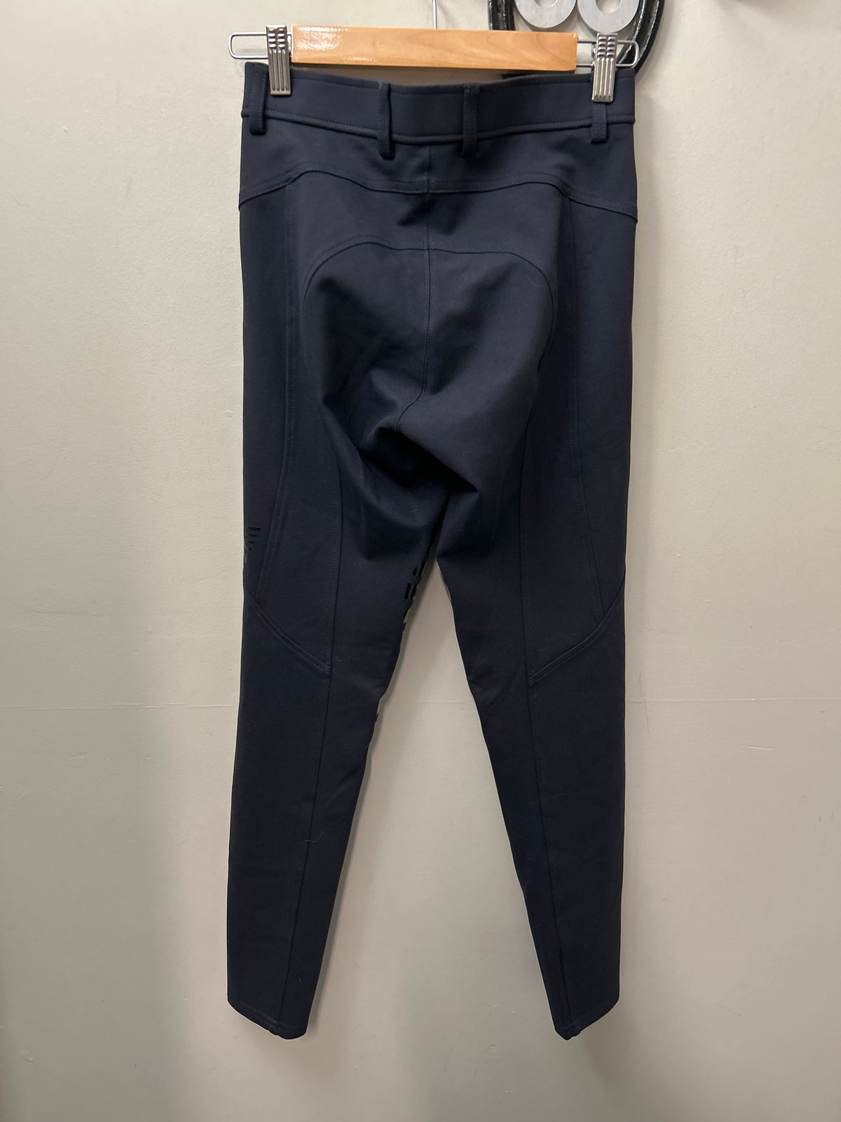 Elation Red Label Pull On Breeches Navy Small-Breeches-Consignment-Evolution Equestrian Co.