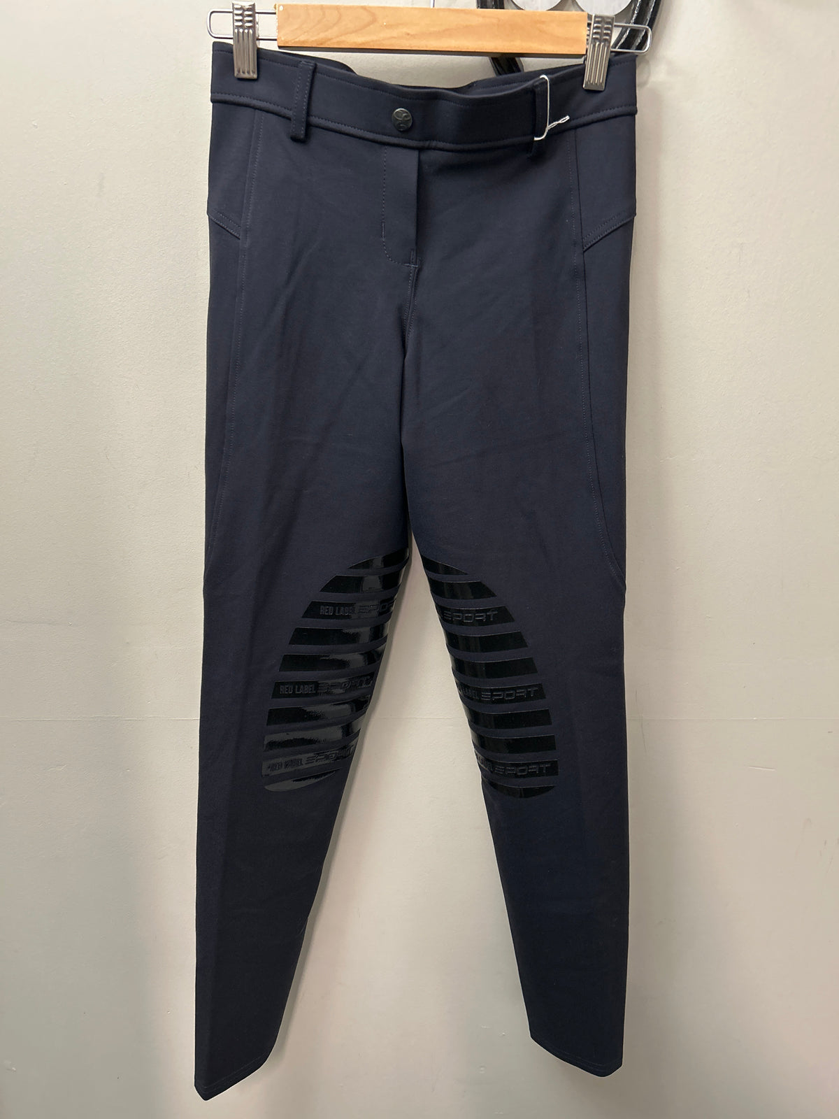 Elation Red Label Pull On Breeches Navy Small-Breeches-Consignment-Evolution Equestrian Co.