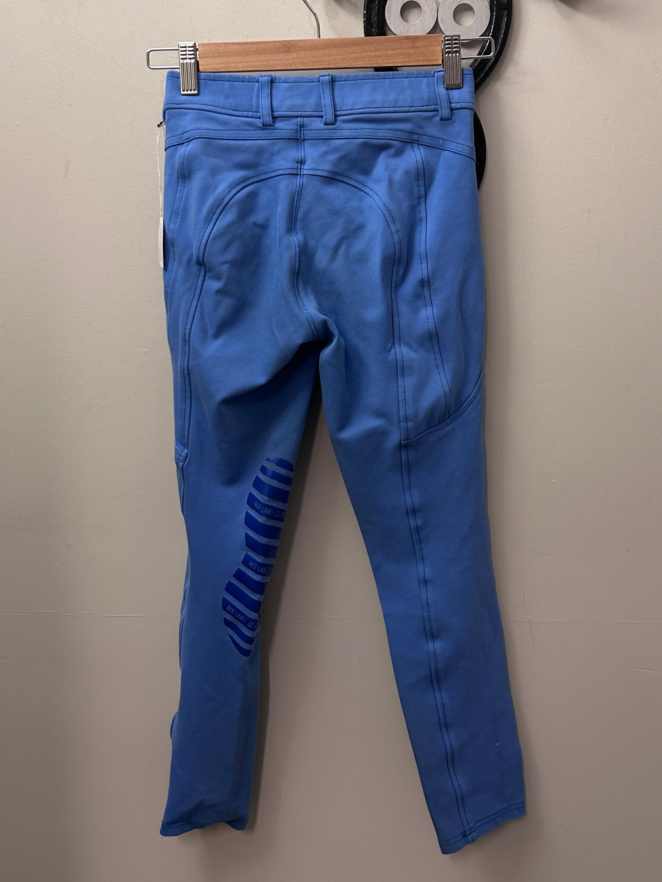 Elation Red Label Pull On Kids Breeches Large-Breeches-Consignment-Evolution Equestrian Co.
