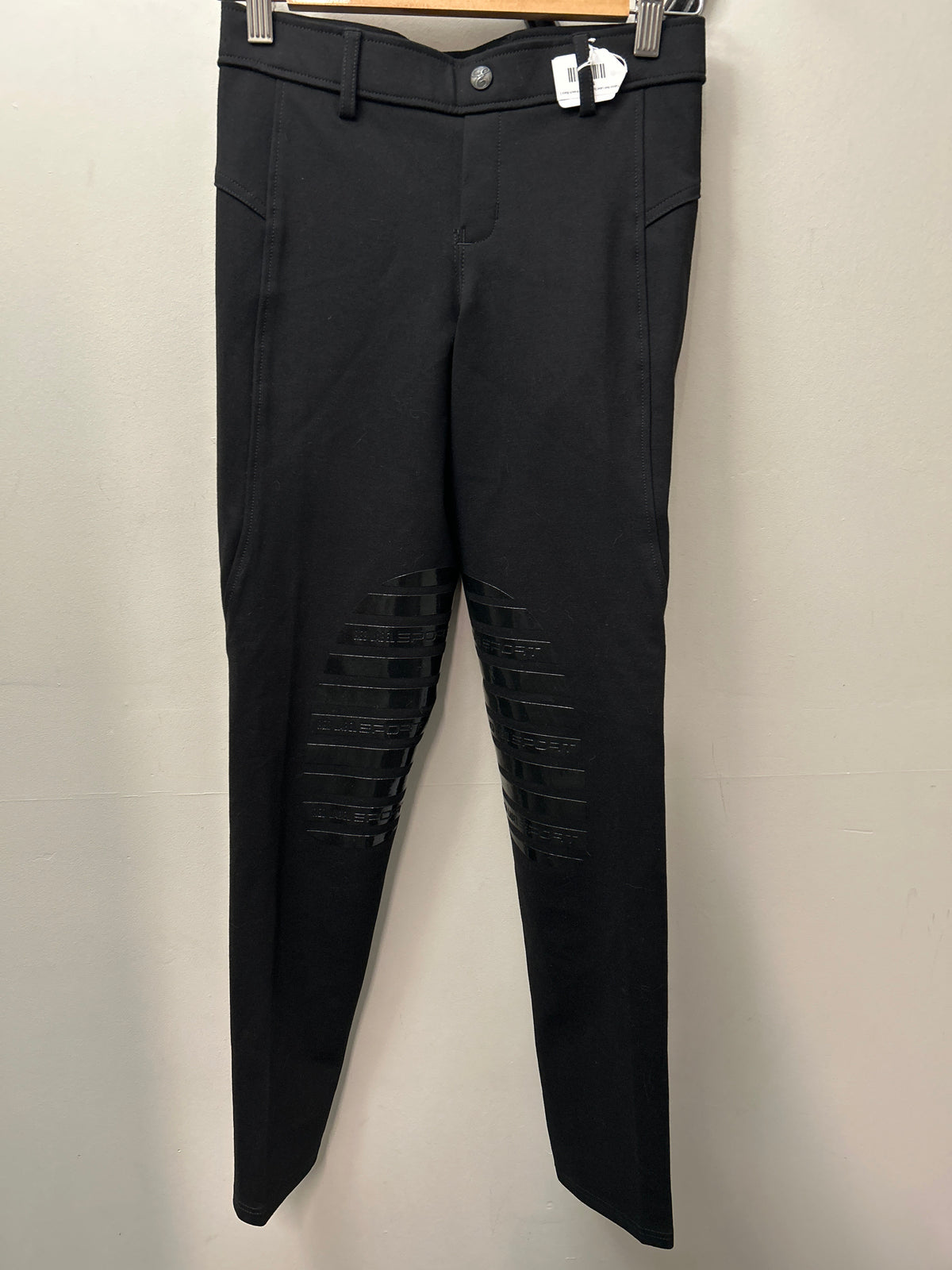 Elation Red Label Sport Pull-On Breech Black Small-Breeches-Consignment-Evolution Equestrian Co.
