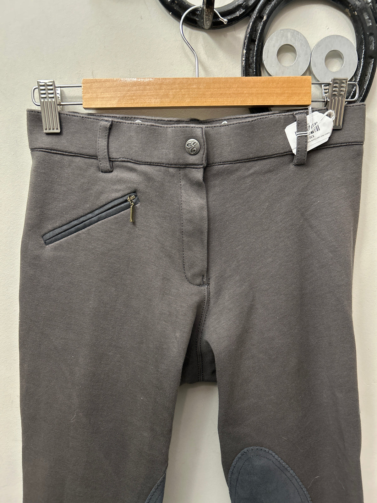 Elation Red Label Suede Knee Patch Breeches 28-Breeches-Consignment-Evolution Equestrian Co.