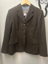 Load image into Gallery viewer, Elite Brown Show Jacket 14-S-Show Jacket-Consignment-Evolution Equestrian Co.
