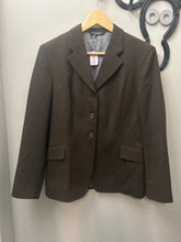 Load image into Gallery viewer, Elite Brown Show Jacket 14-S-Show Jacket-Consignment-Evolution Equestrian Co.

