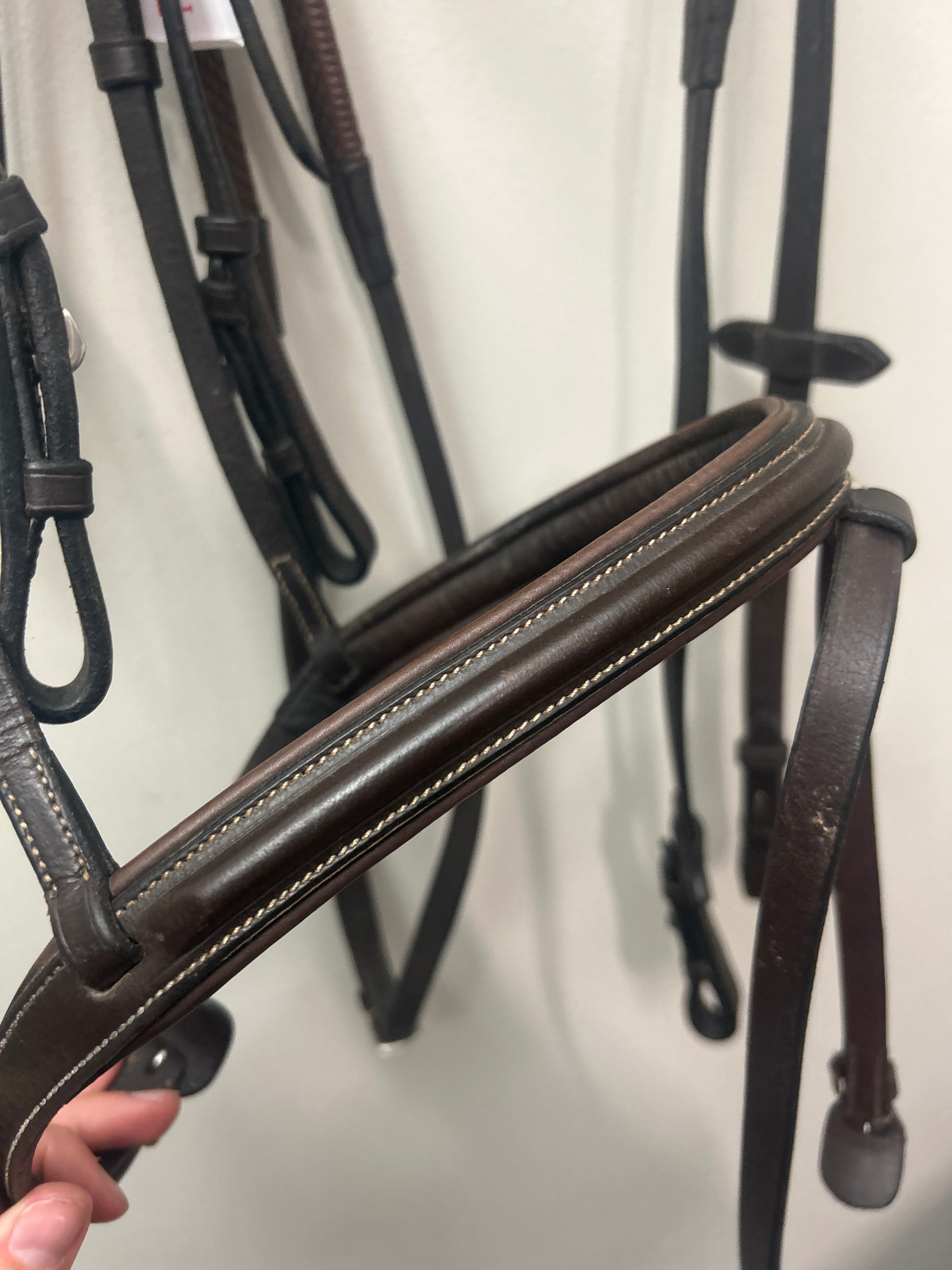 English Bridle with Rubber Reins-Bridle-Consignment-Evolution Equestrian Co.