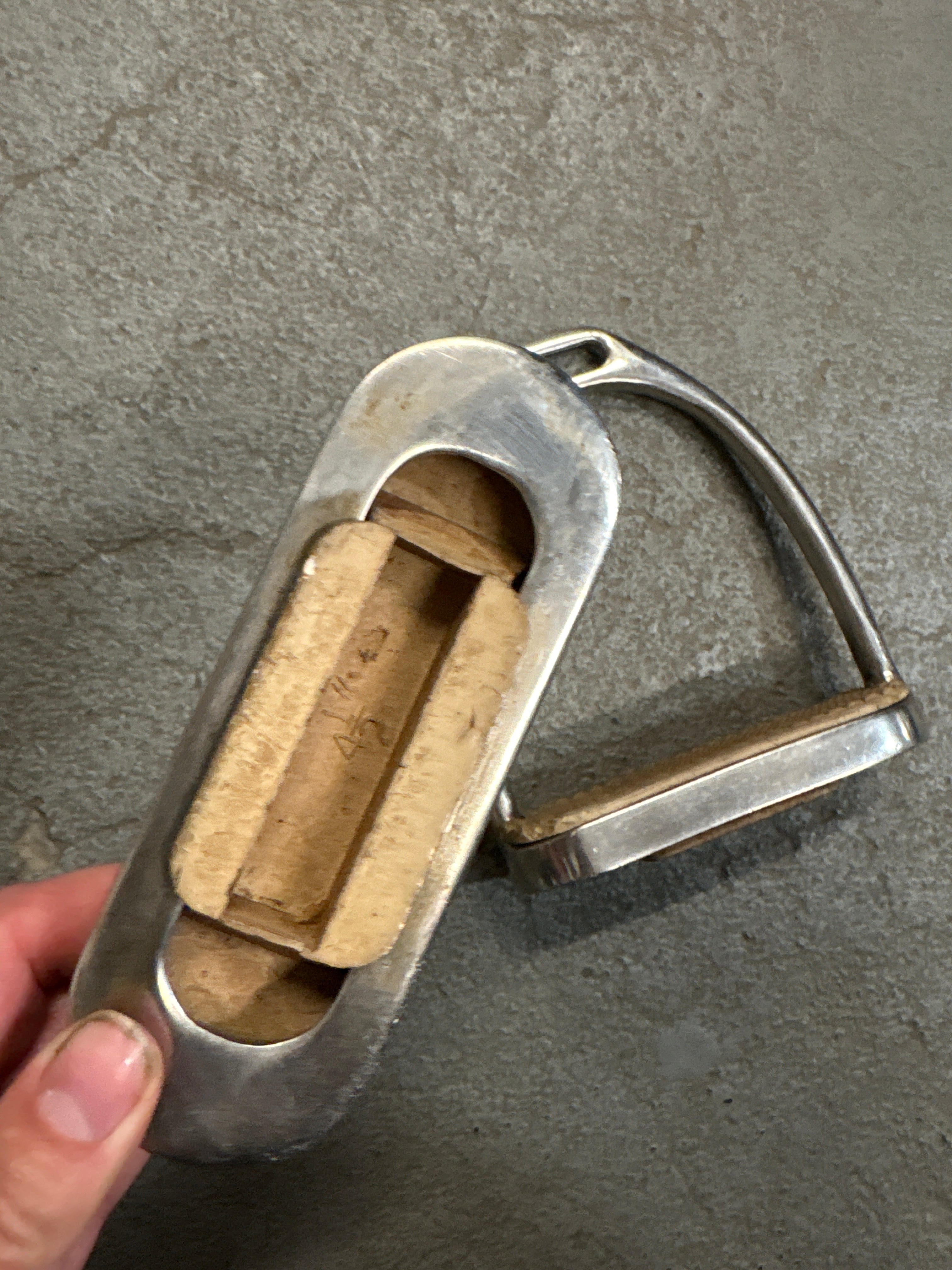 English Fillis Stirrup Irons 4.5"-Stirrups-Consignment-Evolution Equestrian Co.