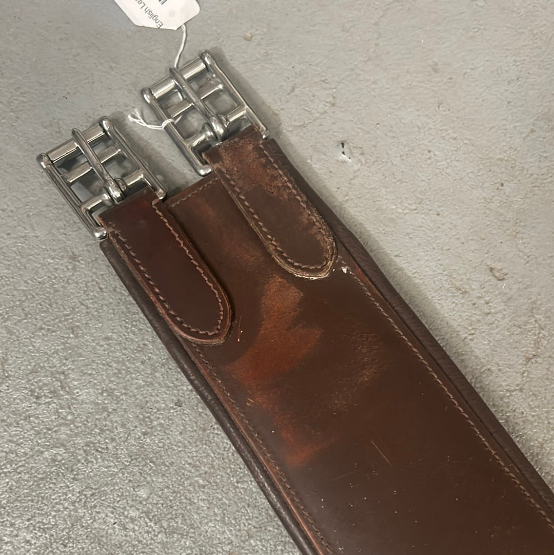 English Leather Girth 48"-English Girth-Consignment-Evolution Equestrian Co.