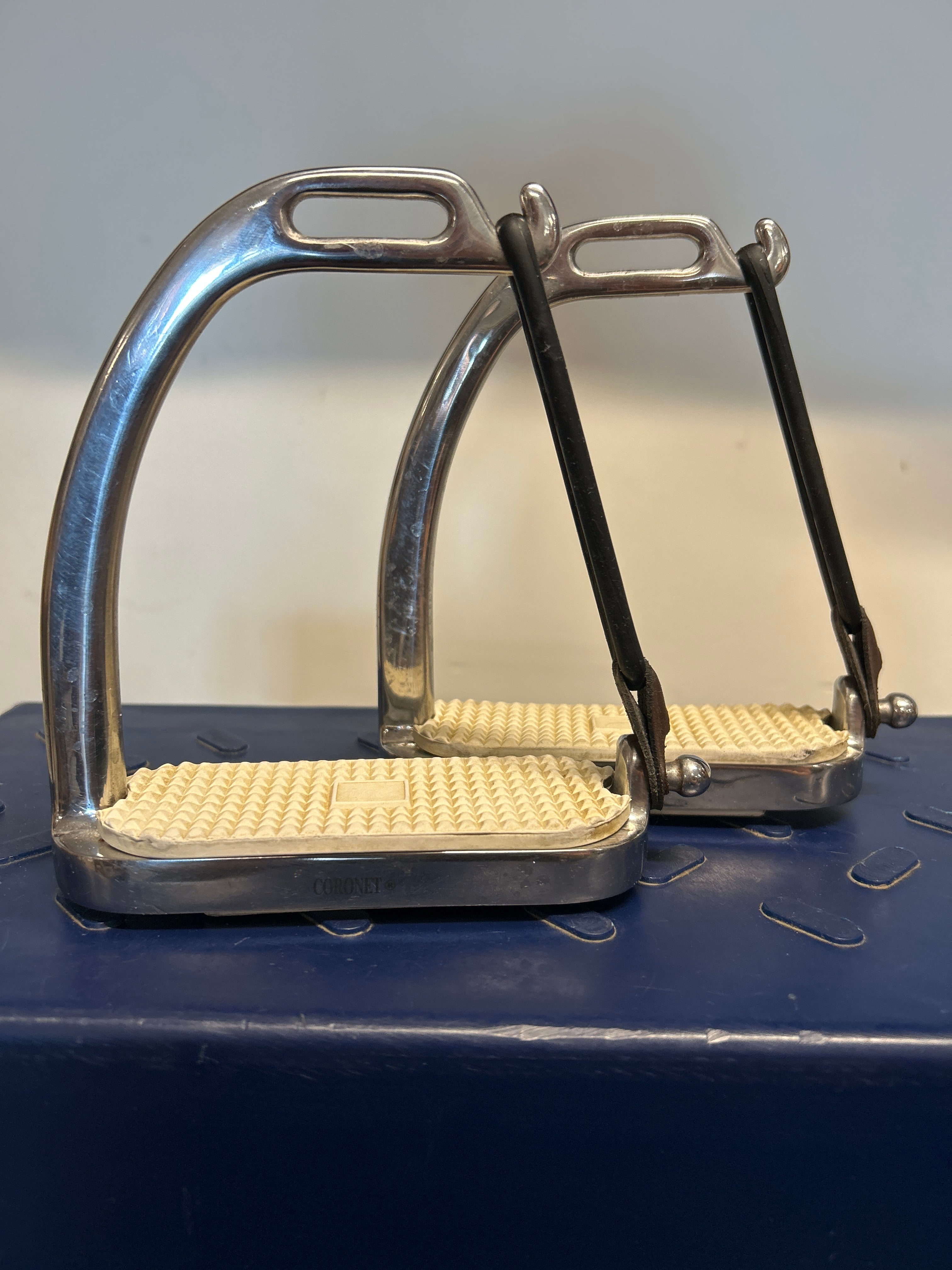 English Peacock Stirrups-English Stirrups-Consignment-Evolution Equestrian Co.