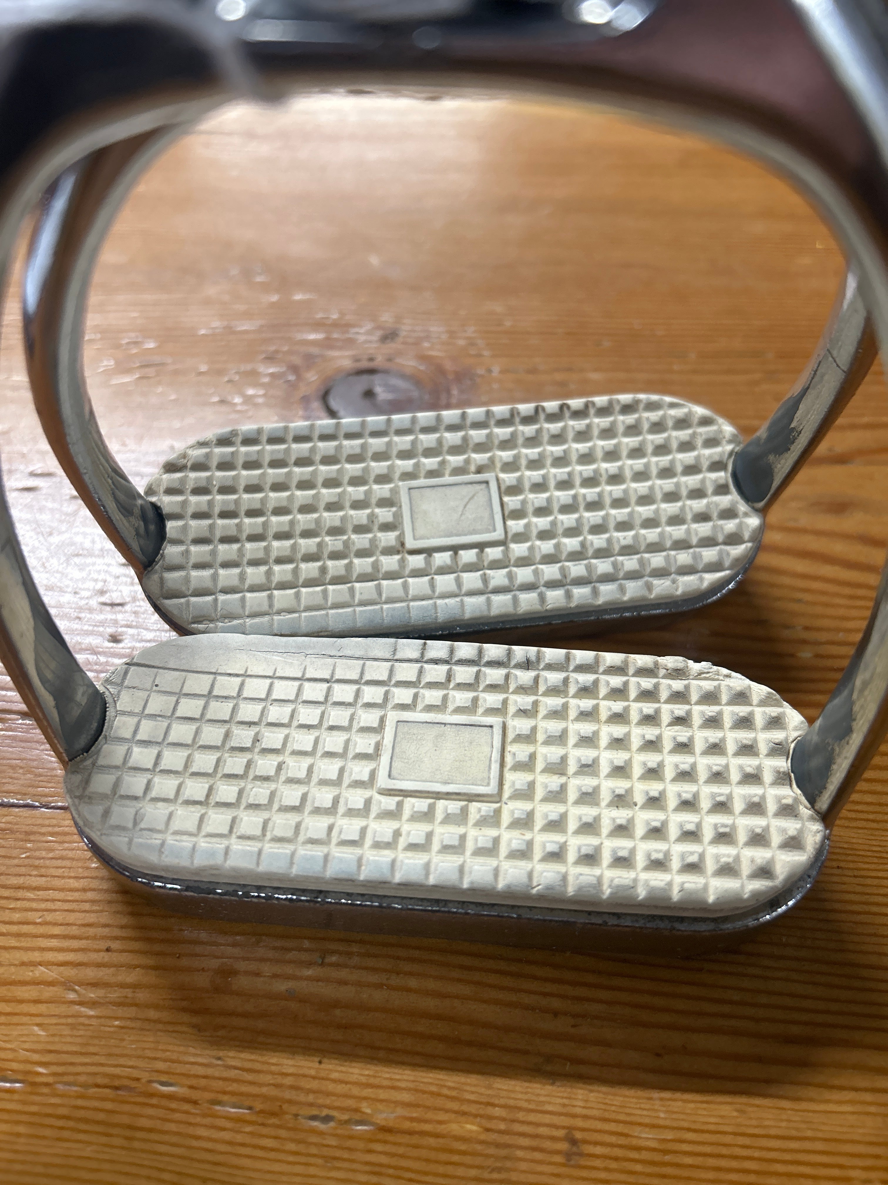 English Stirrup Irons 4-1/4"-Stirrups-Consignment-Evolution Equestrian Co.