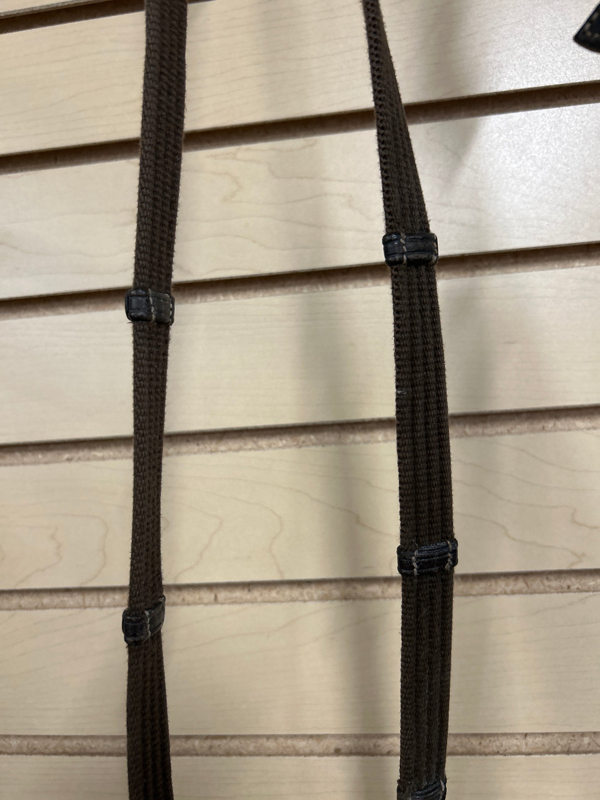 English Web Reins with Hand Stops-Reins-Consignment-Evolution Equestrian Co.