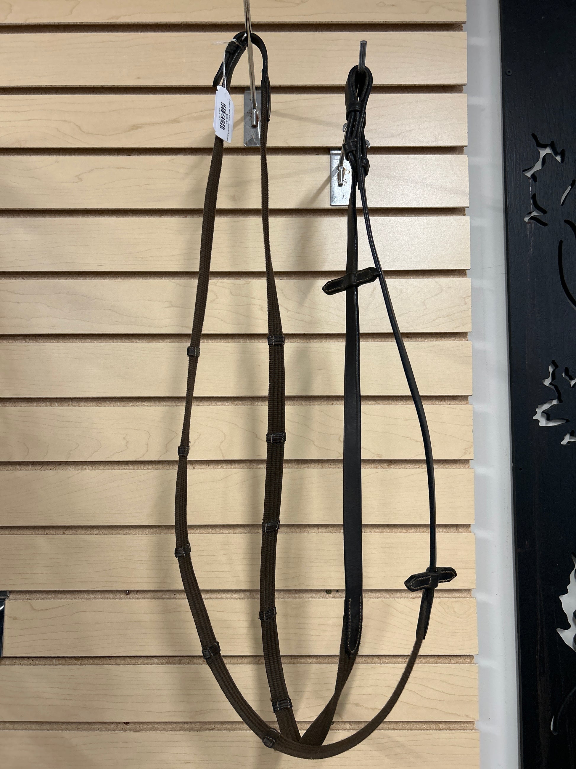 English Web Reins with Hand Stops-Reins-Consignment-Evolution Equestrian Co.