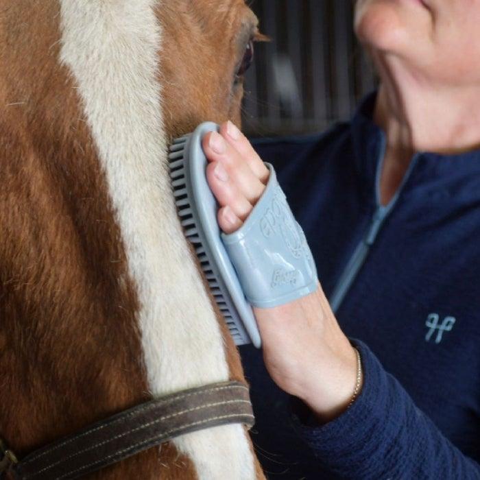 Epona Flexible Glossy Groomer-Pet Grooming Supplies-Canadian Centurion Supply-Grey-Evolution Equestrian Co.