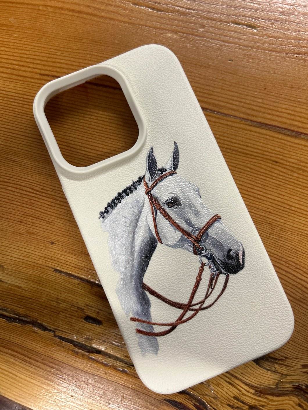 Equestrian Phone Cases-Gift-Evolution Equestrian Co.-Grey Hunter Horse - iPhone 16 Max-Evolution Equestrian Co.