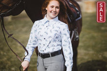 Load image into Gallery viewer, Equestriess Atelier Vaquera Shirt le chariot-Riding Shirts-Consignment-Medium-Evolution Equestrian Co.
