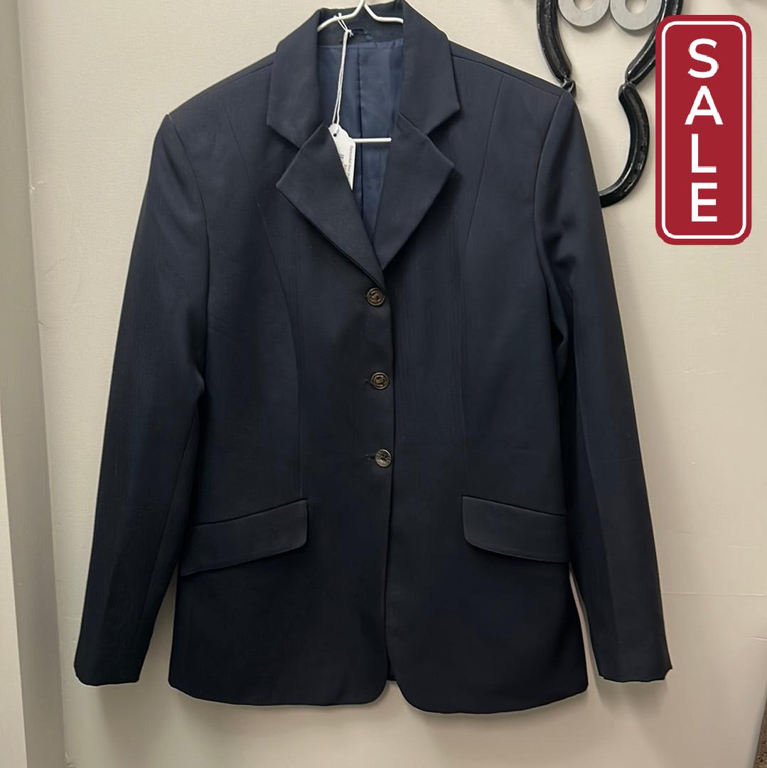 Equicomfort Navy Show Jacket 14-Riding Clothes-Consignment-Evolution Equestrian Co.