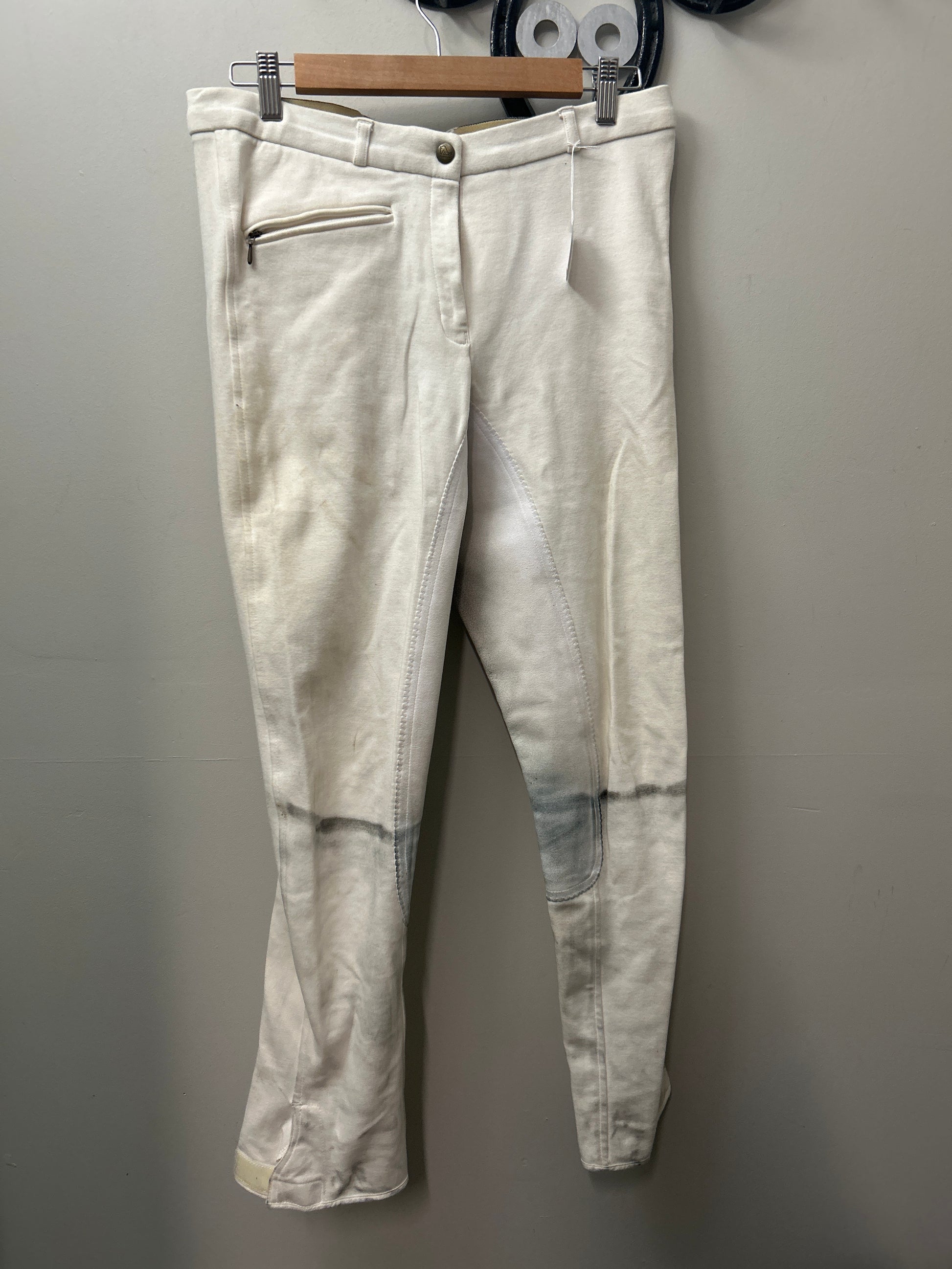 Equicomfort White Full Seat Breeches 32-Breeches-Consignment-Evolution Equestrian Co.
