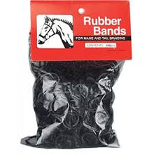 Load image into Gallery viewer, Equigear Braiding Elastics-Pet Grooming Supplies-Canadian Centurion Supply-Black-Evolution Equestrian Co.
