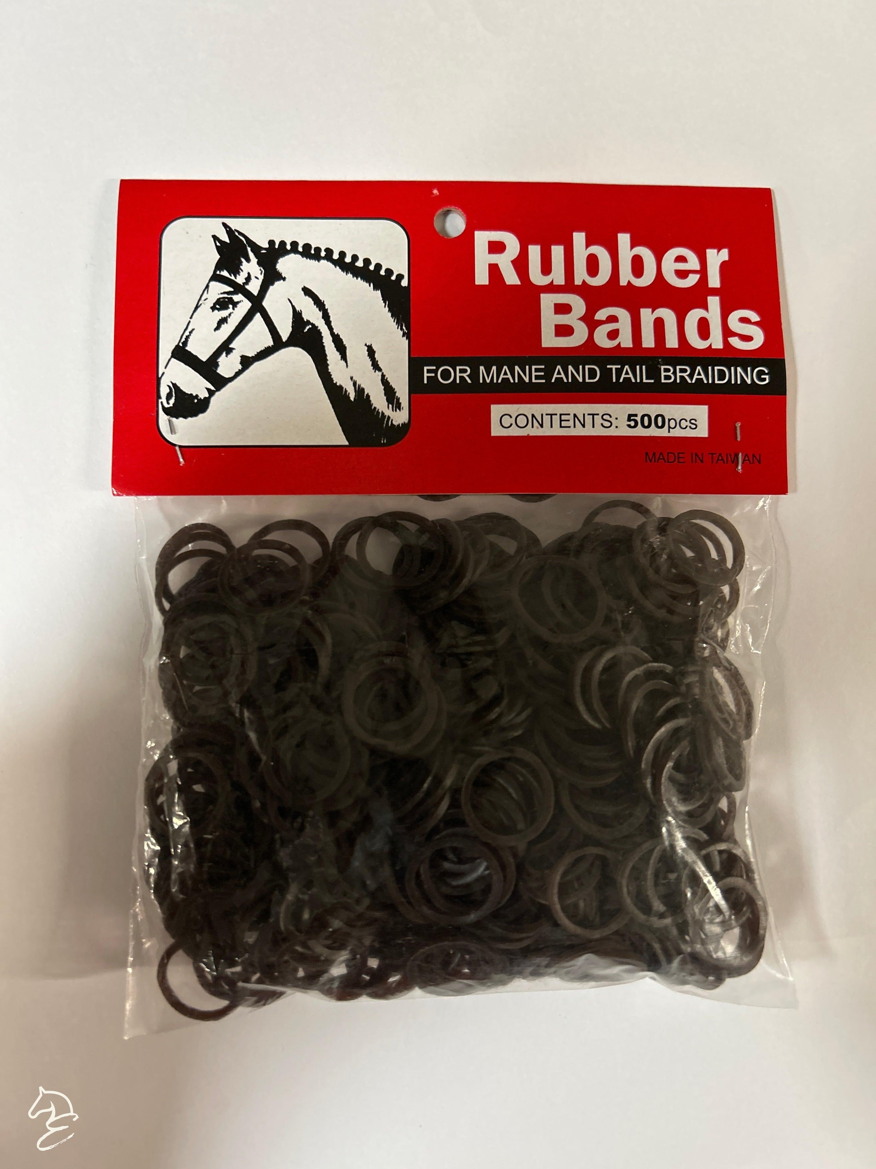 Equigear Braiding Elastics-Pet Grooming Supplies-Canadian Centurion Supply-Brown-Evolution Equestrian Co.