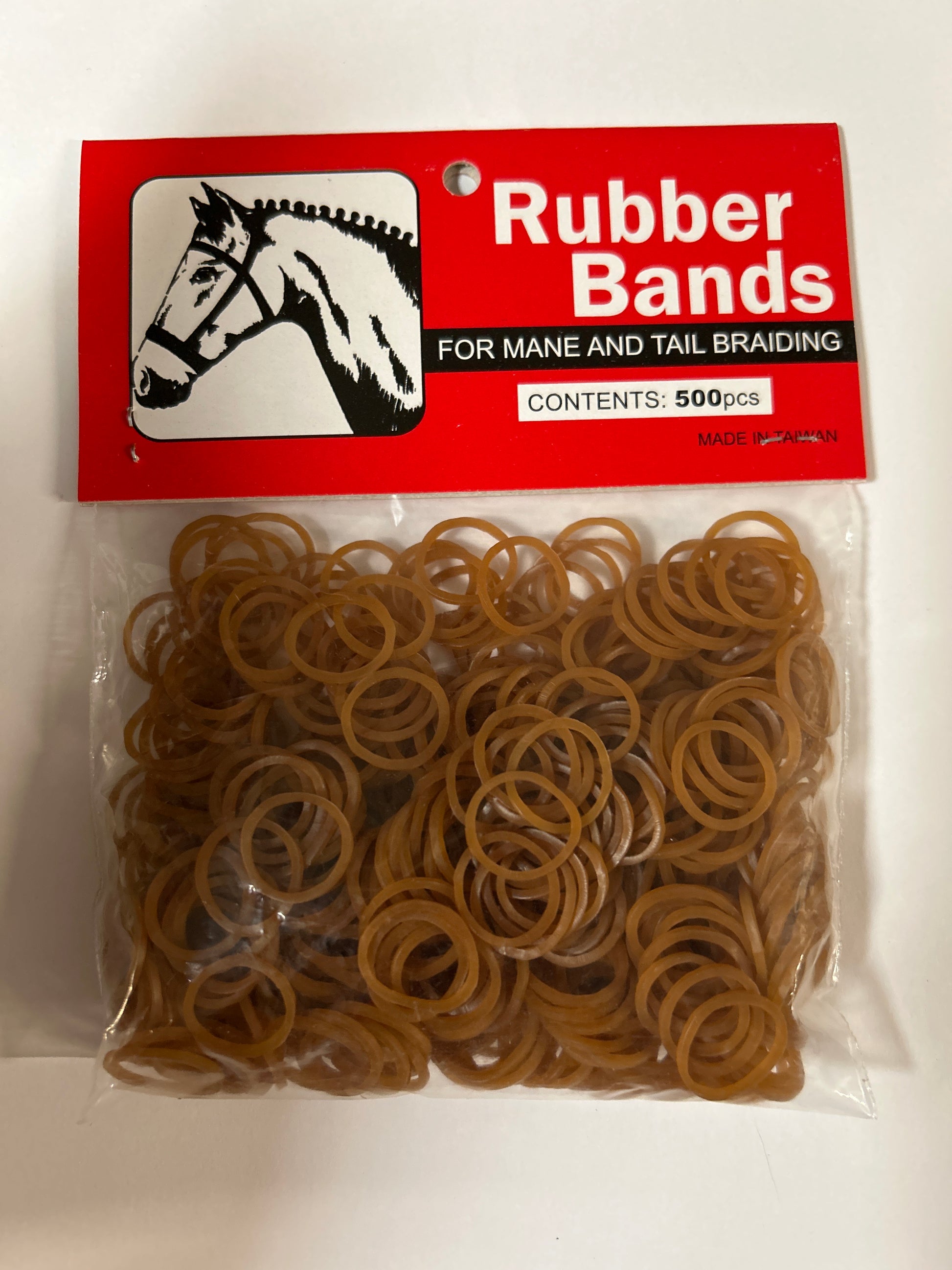 Equigear Braiding Elastics-Pet Grooming Supplies-Canadian Centurion Supply-Chestnut-Evolution Equestrian Co.