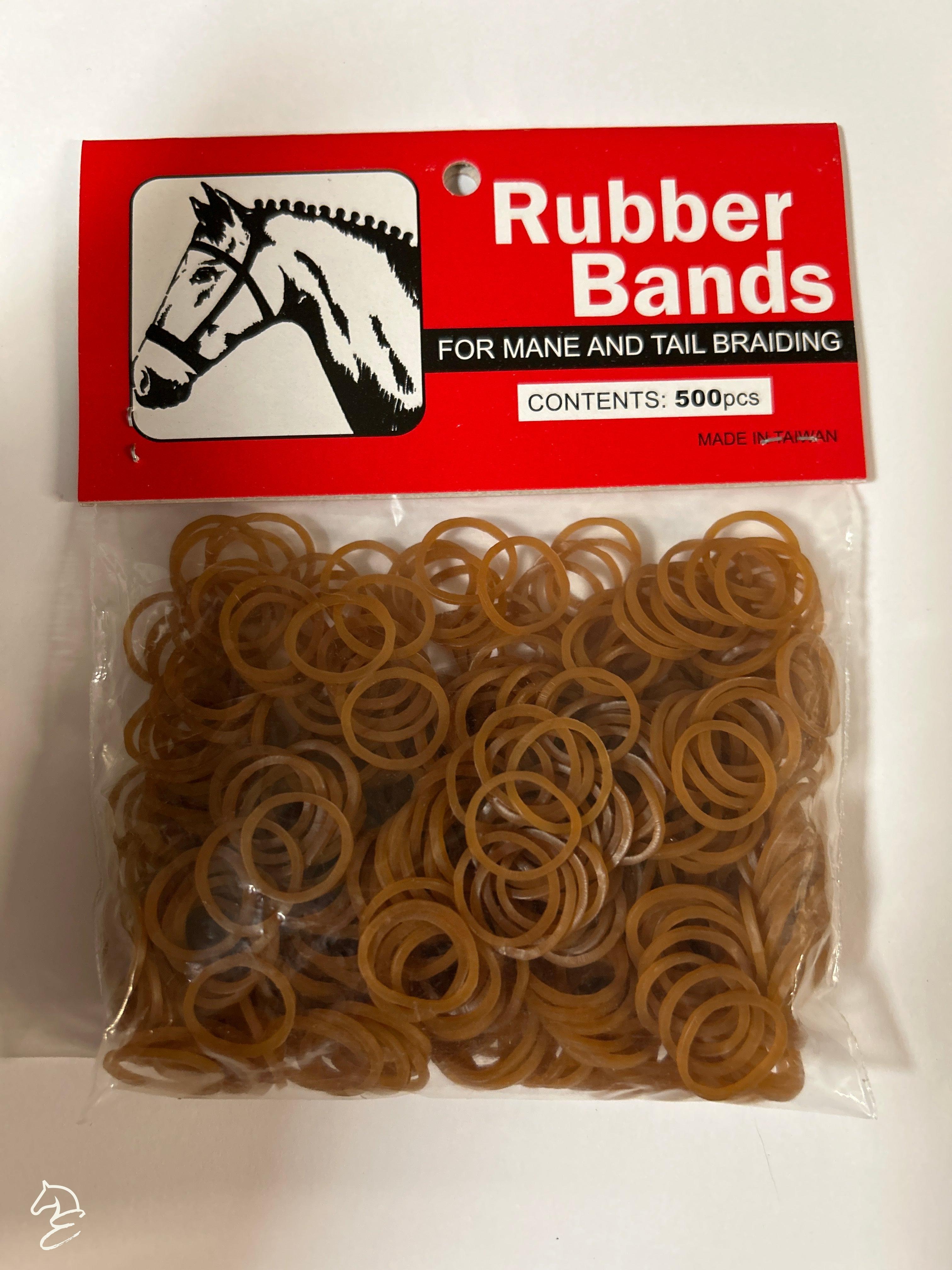 Equigear Braiding Elastics-Pet Grooming Supplies-Canadian Centurion Supply-Chestnut-Evolution Equestrian Co.