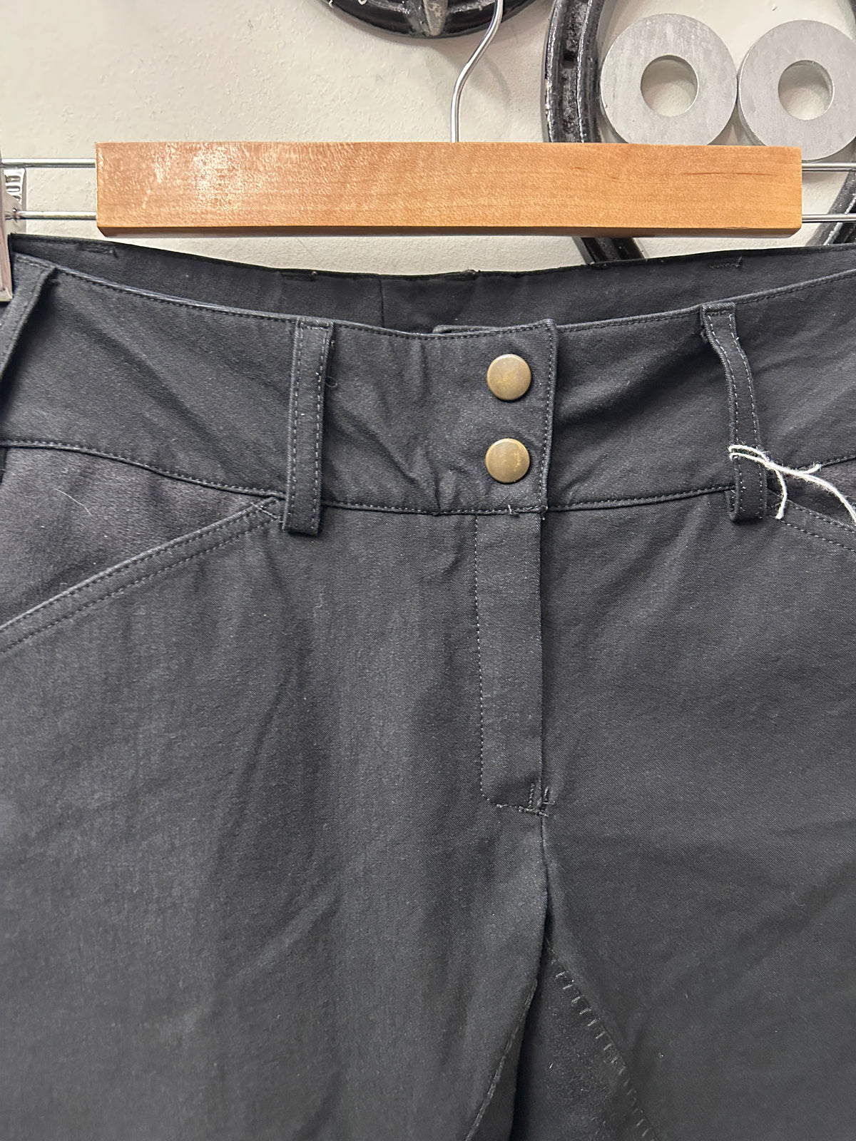 Equine Couture Black Full Seat Breeches 28-Breeches-Consignment-Evolution Equestrian Co.