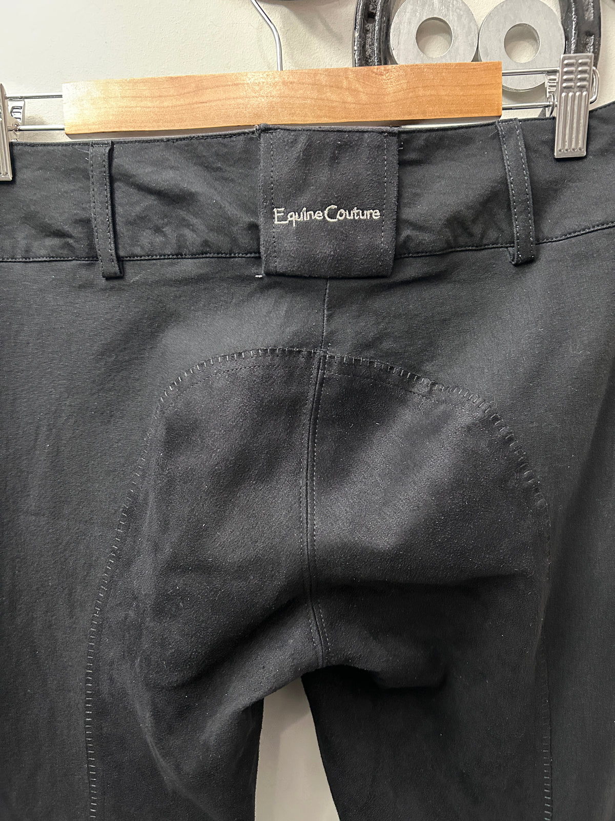 Equine Couture Black Full Seat Breeches 28-Breeches-Consignment-Evolution Equestrian Co.