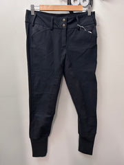 Equine Couture Black Full Seat Breeches 28-Breeches-Consignment-Evolution Equestrian Co.