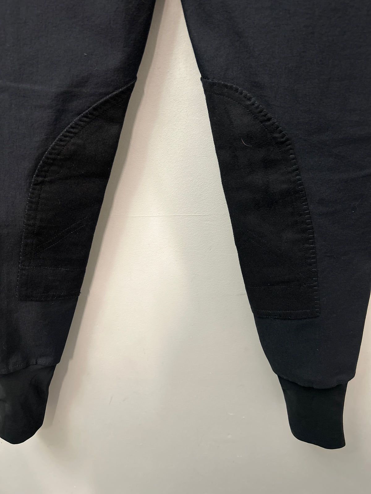 Equine Couture Black Knee Patch Breeches 28-Breeches-Consignment-Evolution Equestrian Co.