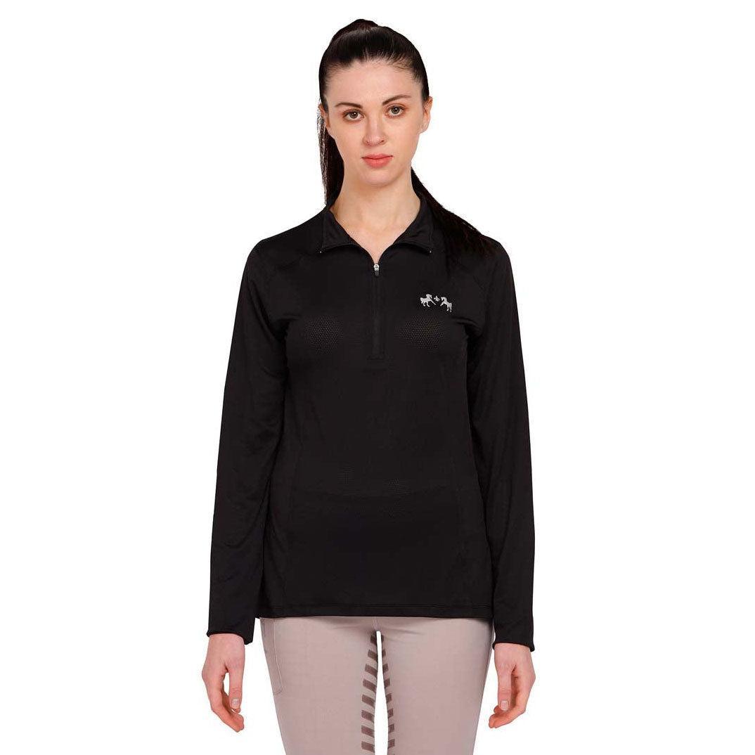 Equine Couture Cavaletti Sun Shirt Large-Riding Shirts-Consignment-Evolution Equestrian Co.