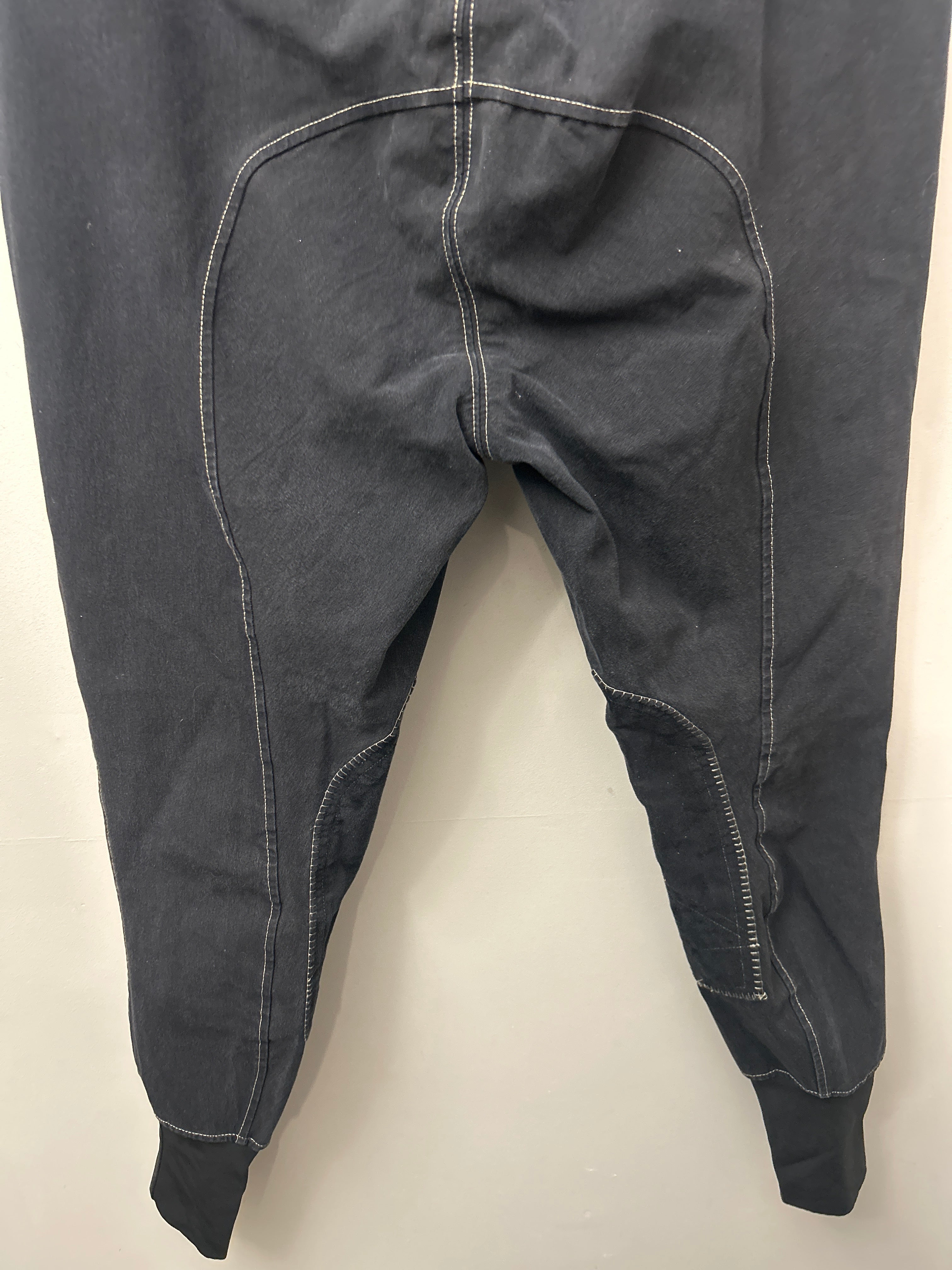 Equine Couture Full Seat Breeches Black 32-Breeches-Consignment-Evolution Equestrian Co.
