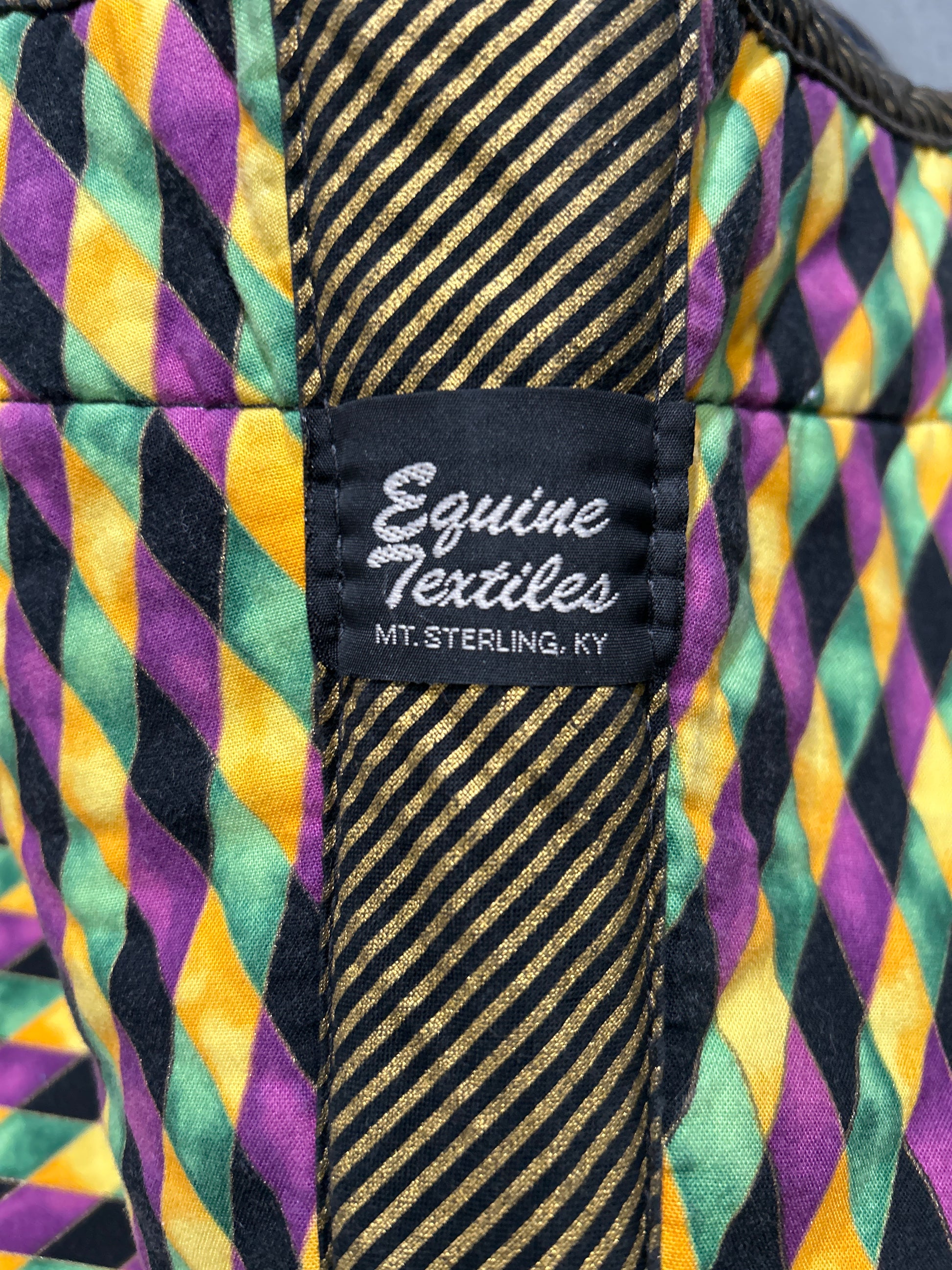 Equine Textiles All Purpose Saddle Pad Multicoloured-English Saddle Pad-Consignment-Evolution Equestrian Co.