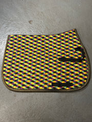 Equine Textiles All Purpose Saddle Pad Multicoloured-English Saddle Pad-Consignment-Evolution Equestrian Co.