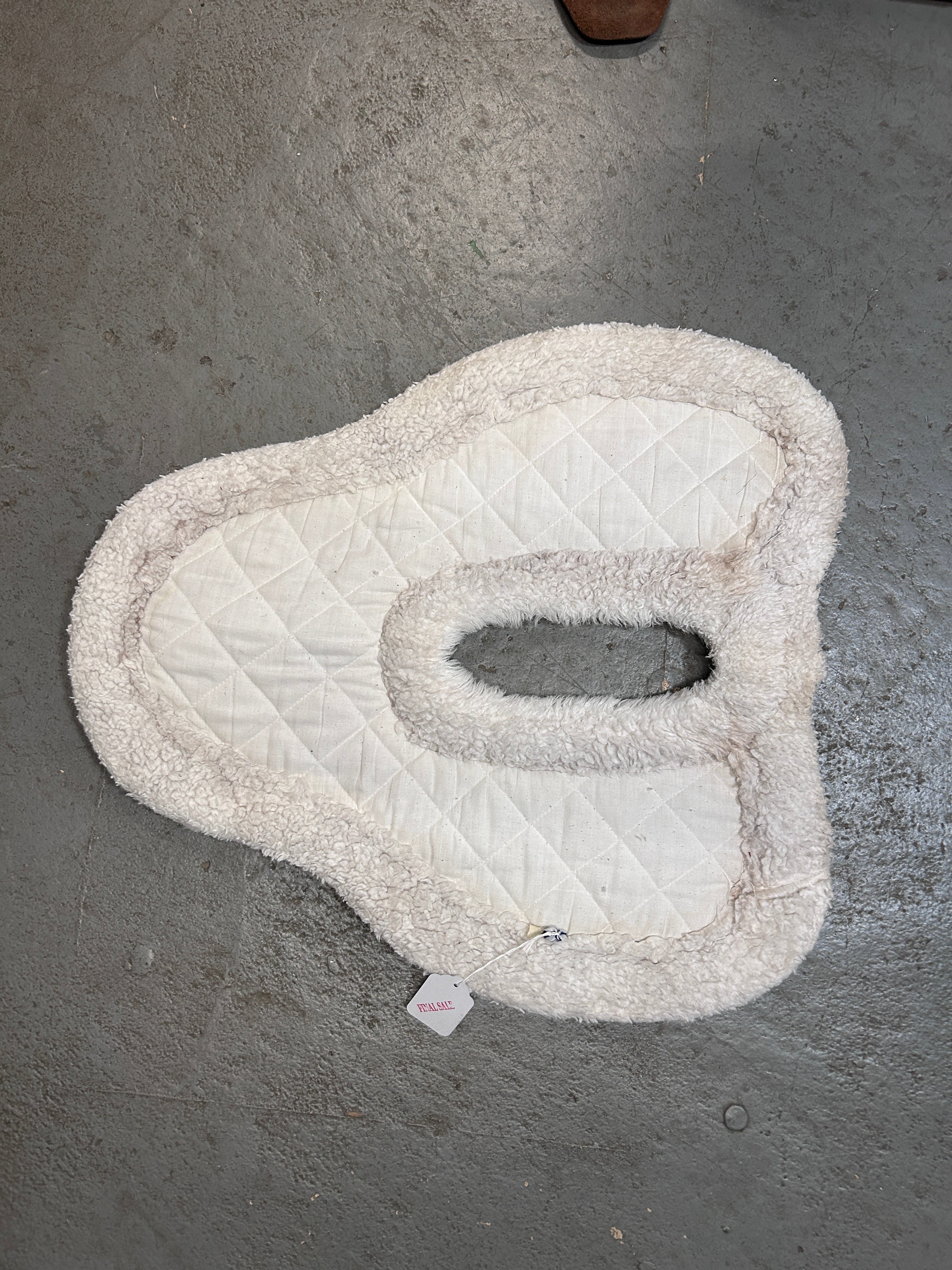 Equipe Wither Relief Fleece Half Pad-English Saddle Pad-Consignment-Evolution Equestrian Co.