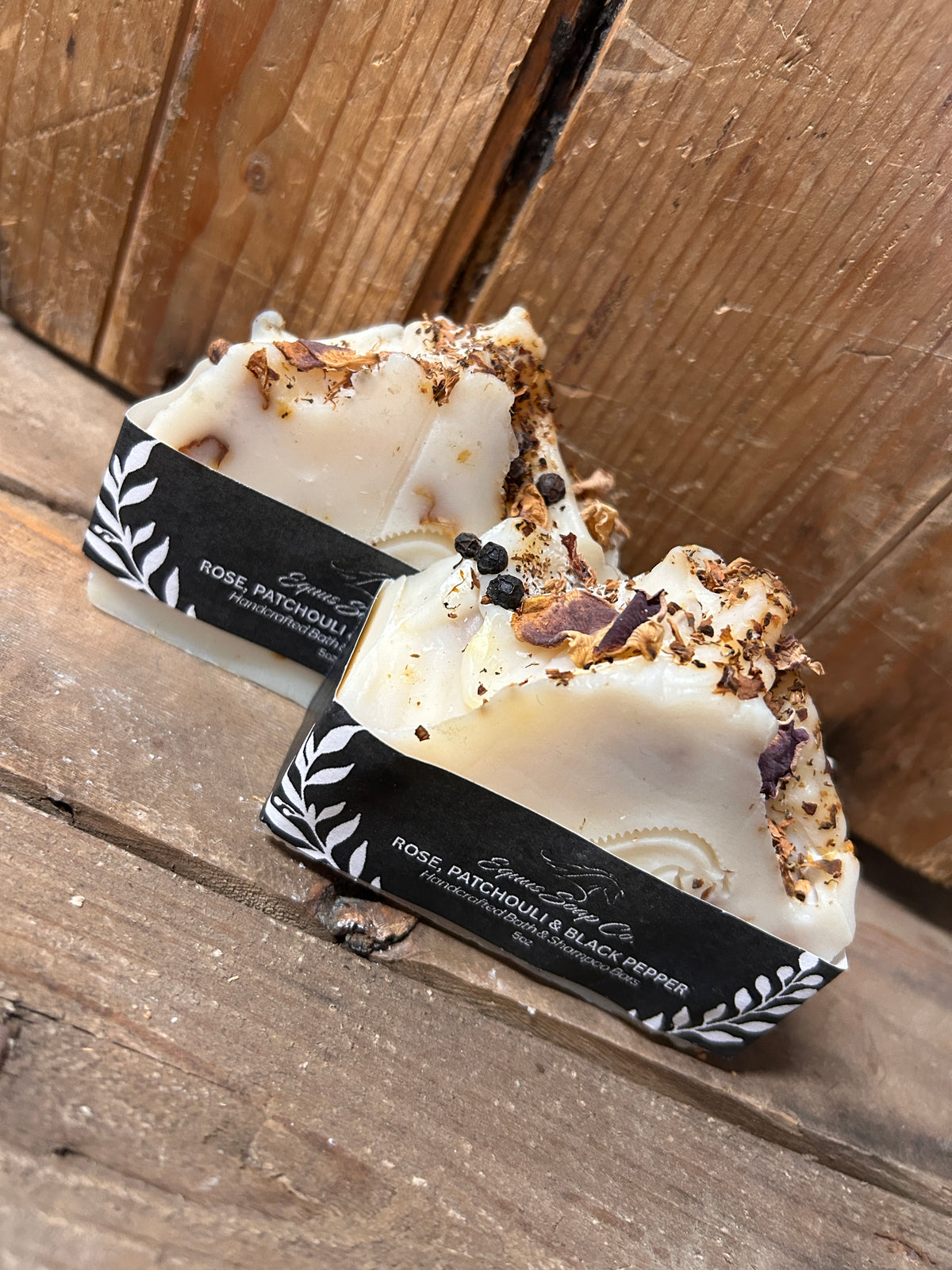 Equus Soap Rose, Patchouli & Black Pepper Soap & Shampoo Bar-Soap-Equus Soap Co-Evolution Equestrian Co.