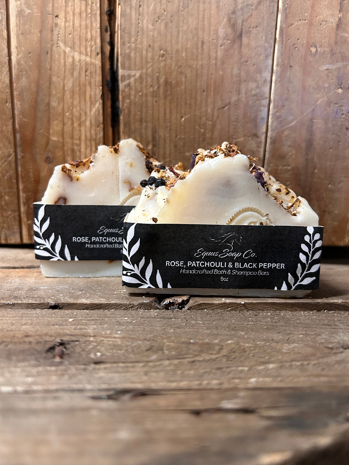 Equus Soap Rose, Patchouli & Black Pepper Soap & Shampoo Bar-Soap-Equus Soap Co-Evolution Equestrian Co.