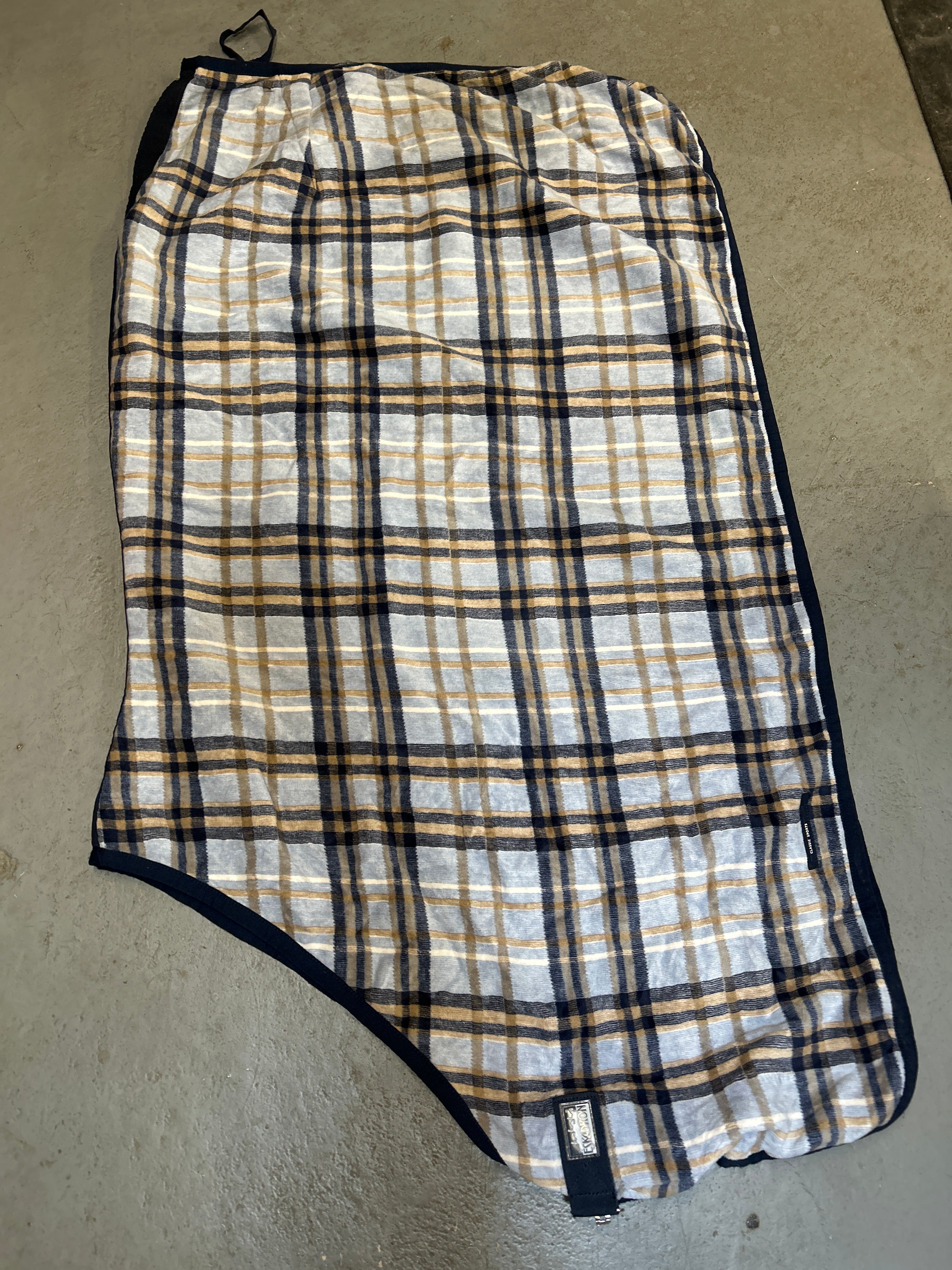 Eskadron Blue Plaid Fleece Cooler-Horse Blanket-Consignment-Evolution Equestrian Co.
