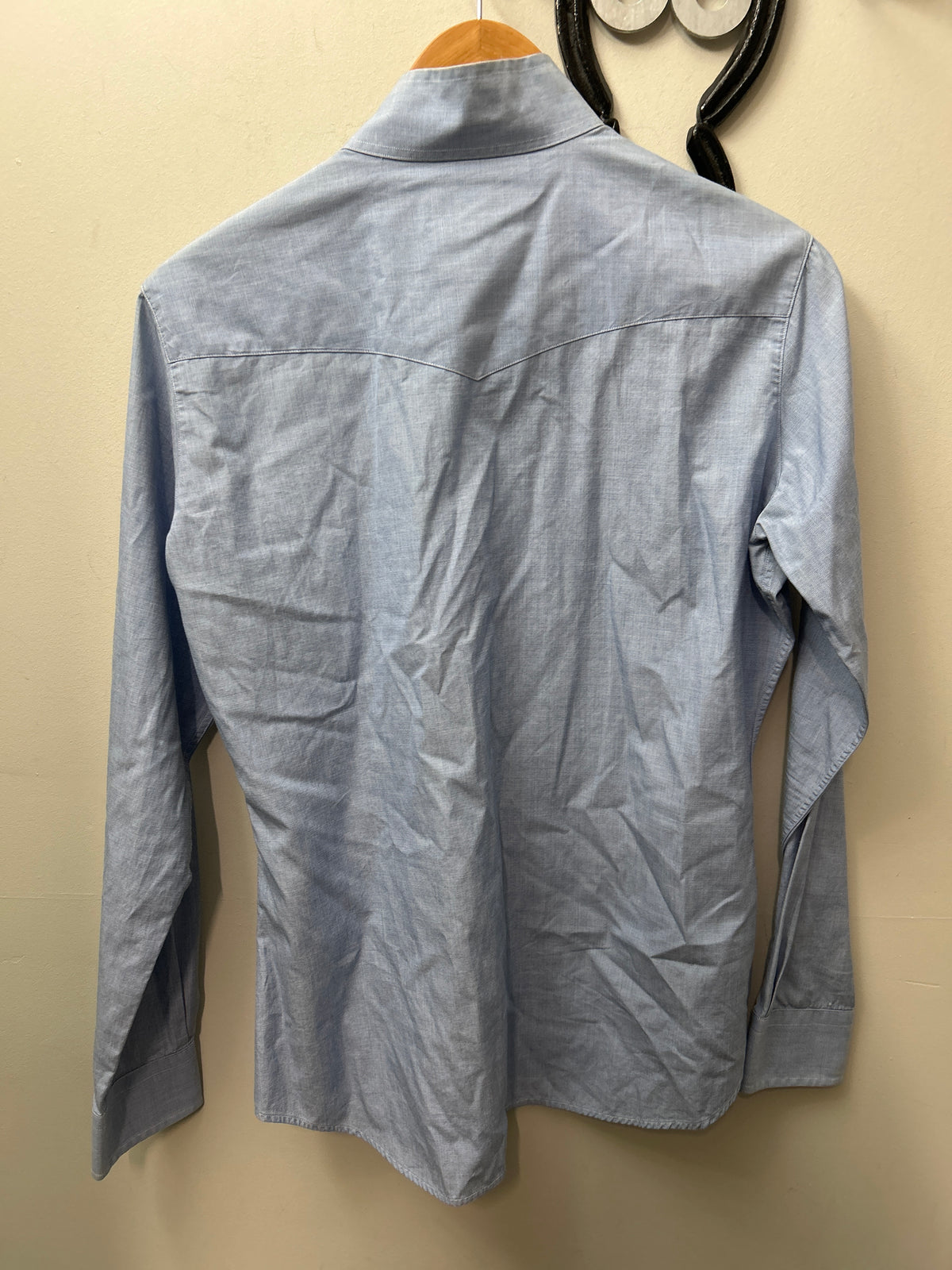 Essex Cotton Blue Show Shirt 38