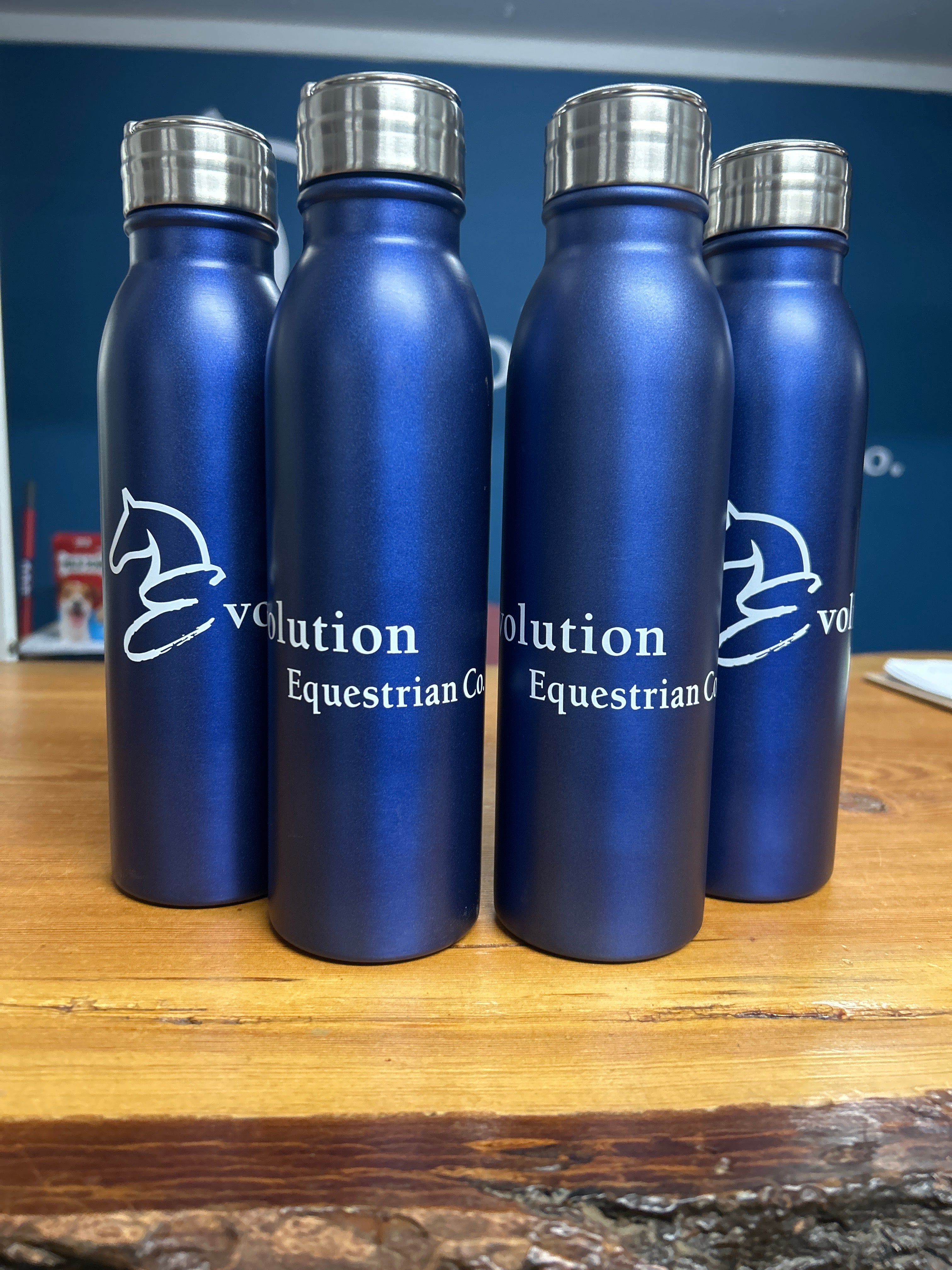 Evolution Equestrian Stainless Water Bottles-Water Bottle-4imprints-Evolution Equestrian Co.