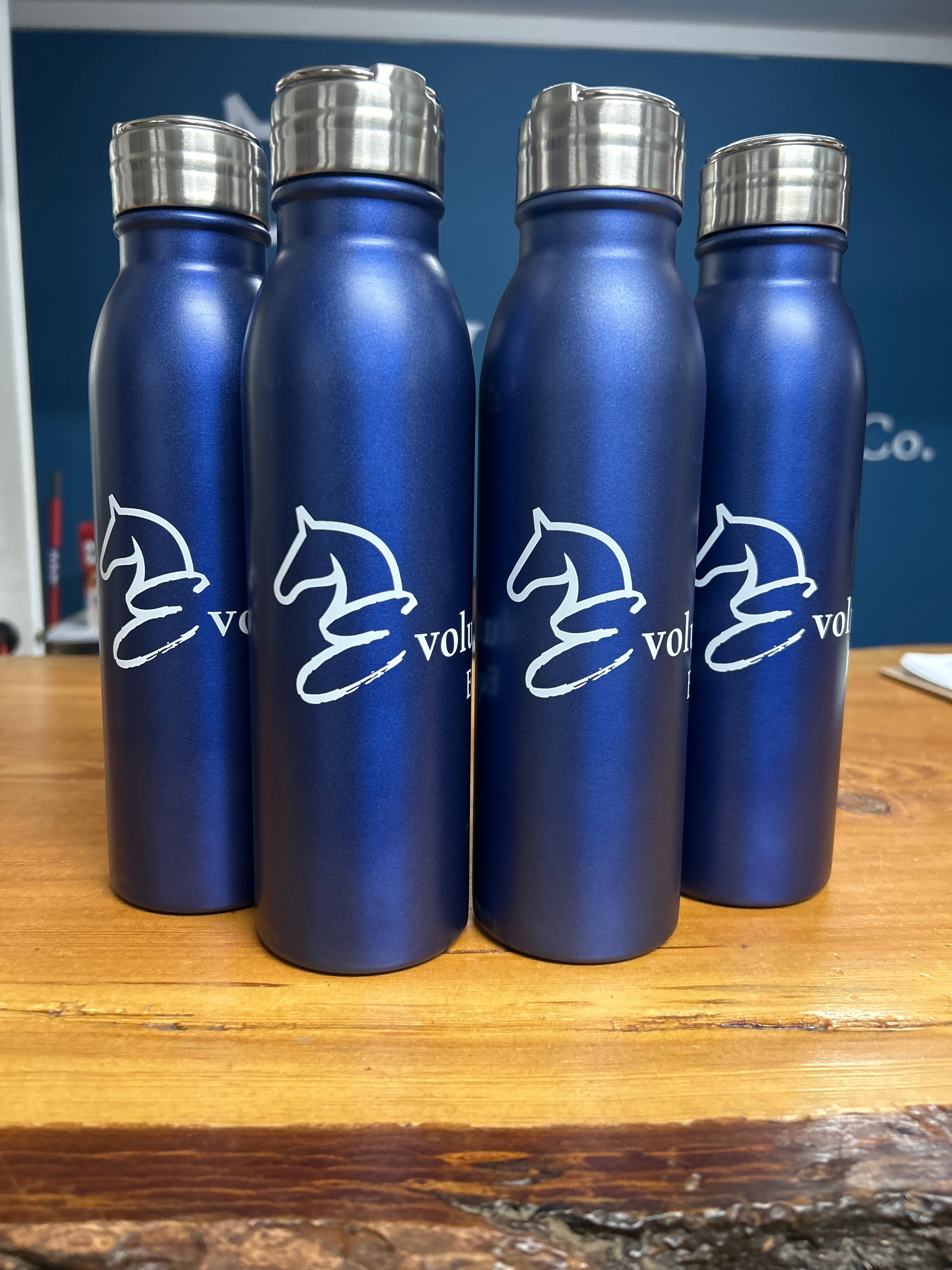 Evolution Equestrian Stainless Water Bottles-Water Bottle-4imprints-Evolution Equestrian Co.