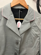 Load image into Gallery viewer, Equine Couture Grey Show Jacket 12 Long
