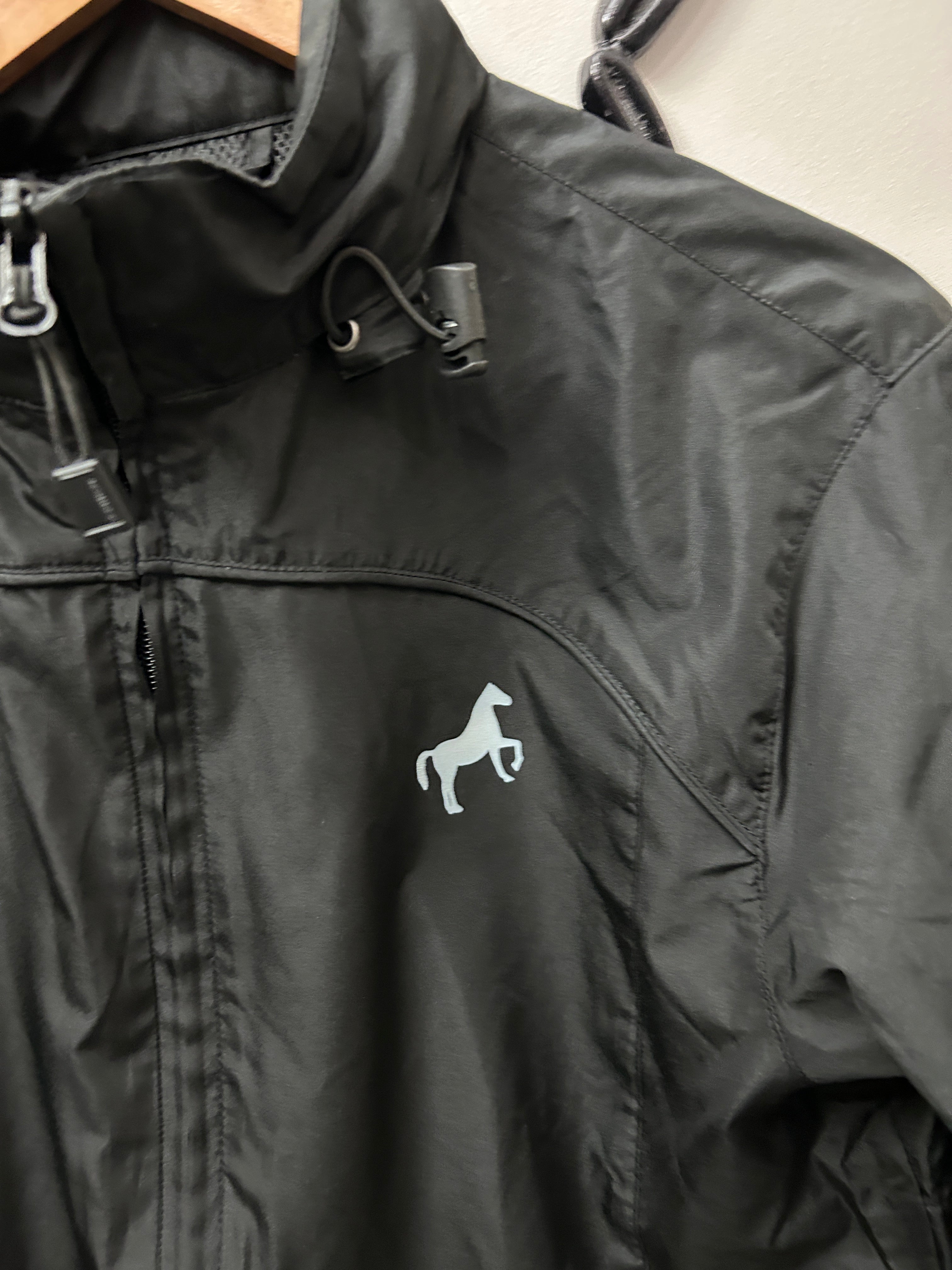 Scope Equestrian Black Windbreaker Medium