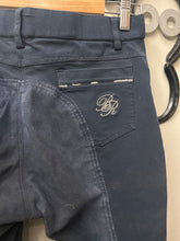 Load image into Gallery viewer, BR Navy Full Seat Breeches 28
