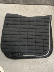 BR Black Dressage Saddle Pad with Gems