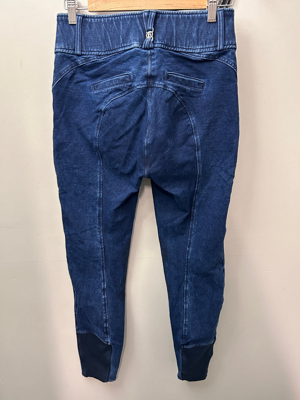 B Vertigo Elle Denim Knee Patch Breeches 26