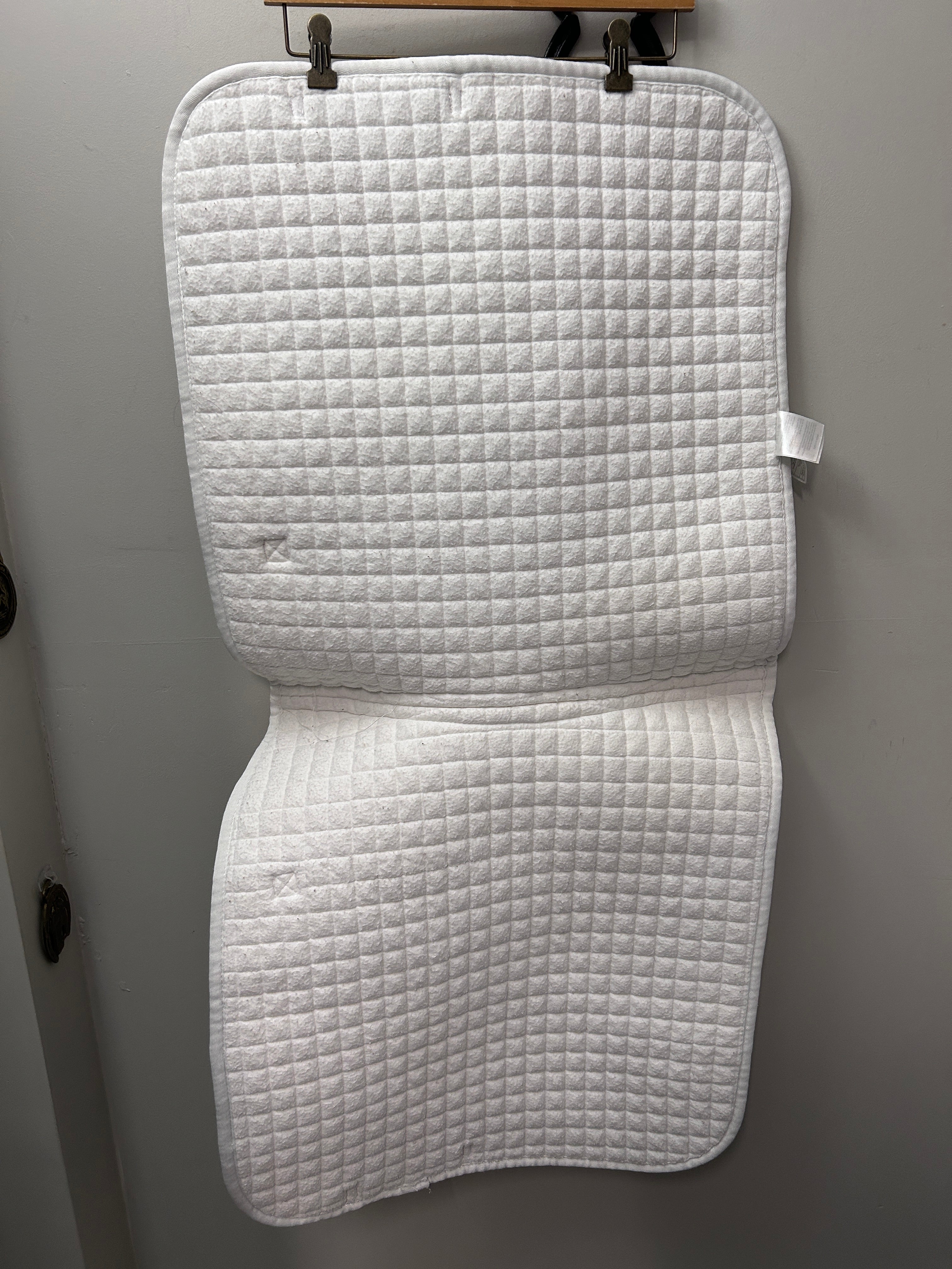 Back on Track White Dressage Saddle Pad