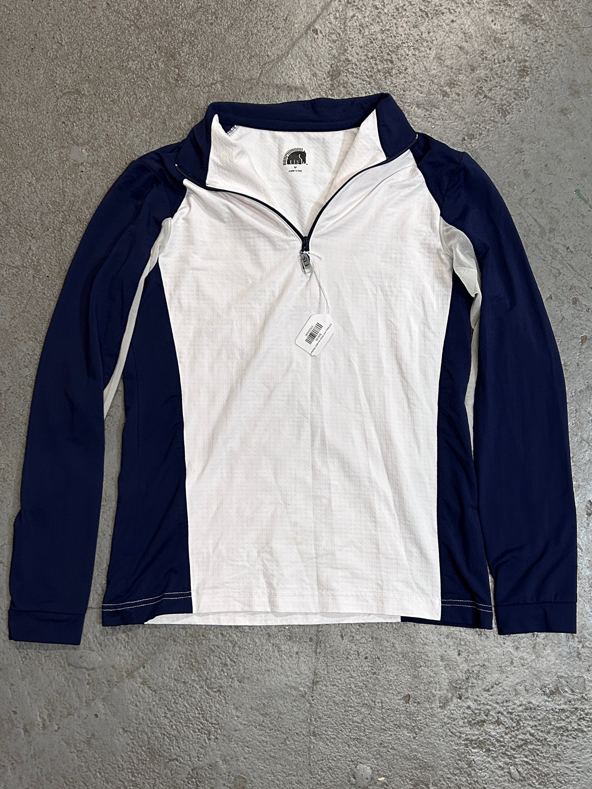 EIS Navy and White Sunshirt Medium