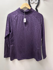 Shires Aubrion Revive Long Sleeve Base Layer Purple XLarge