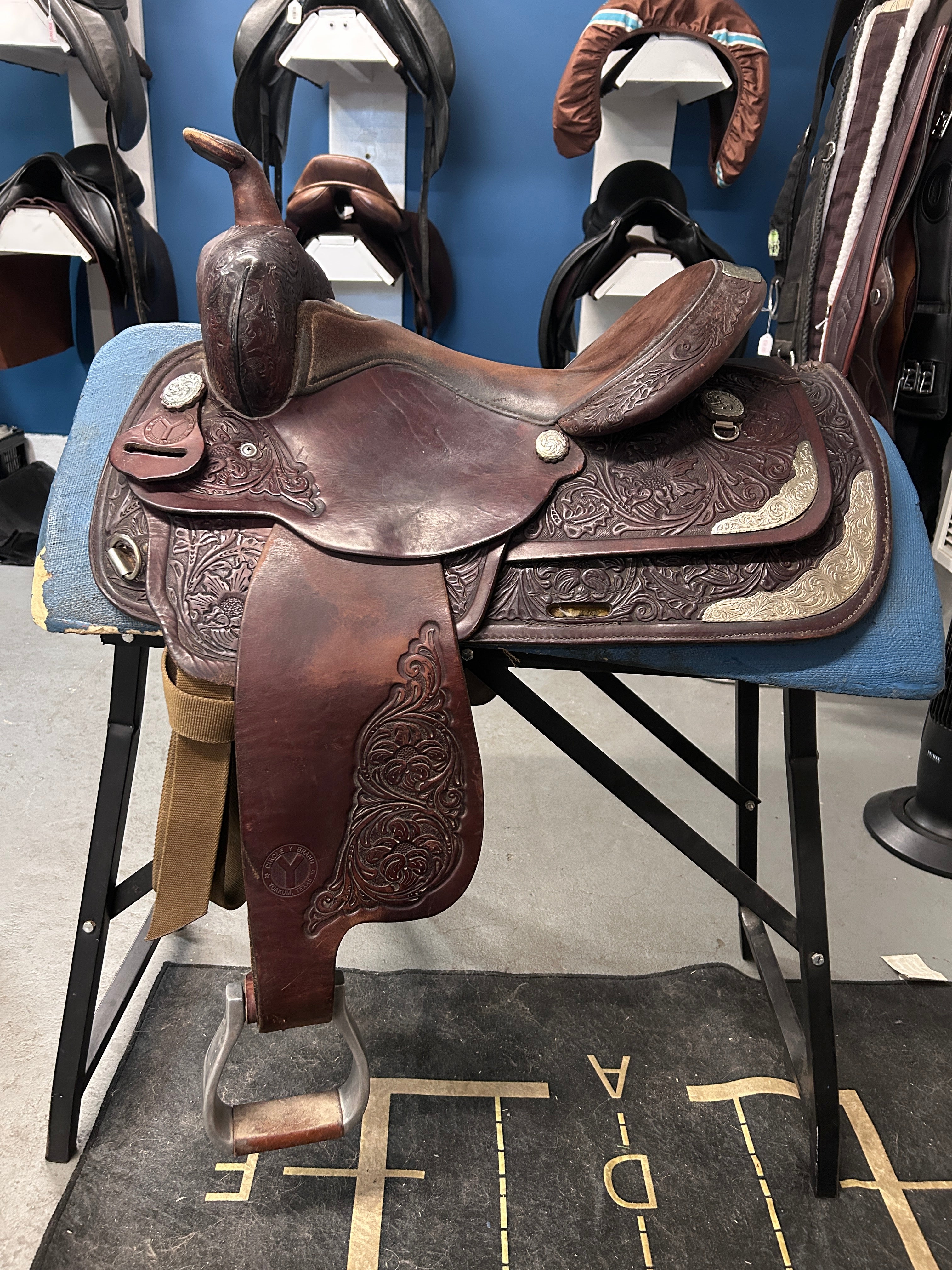 15" Circle Y Equitation Western Saddle-Saddle-Consignment-Evolution Equestrian Co.