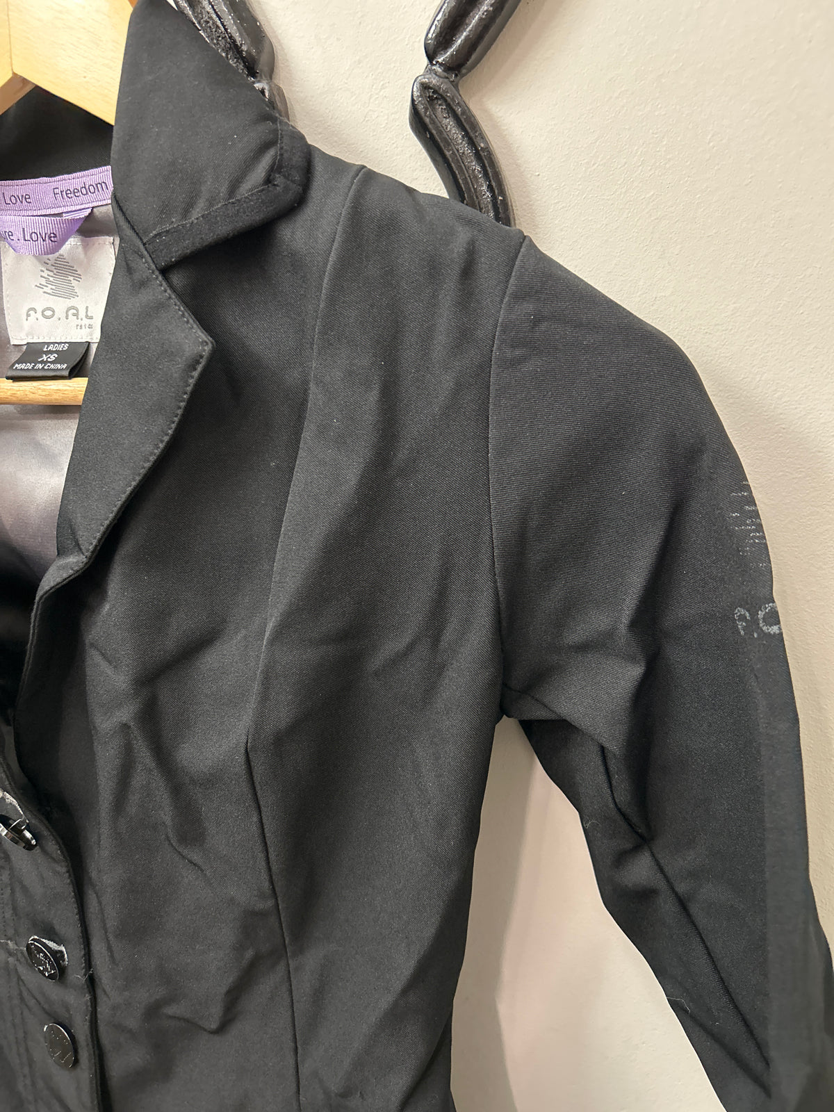 FOAL Black Show Jacket XSmall